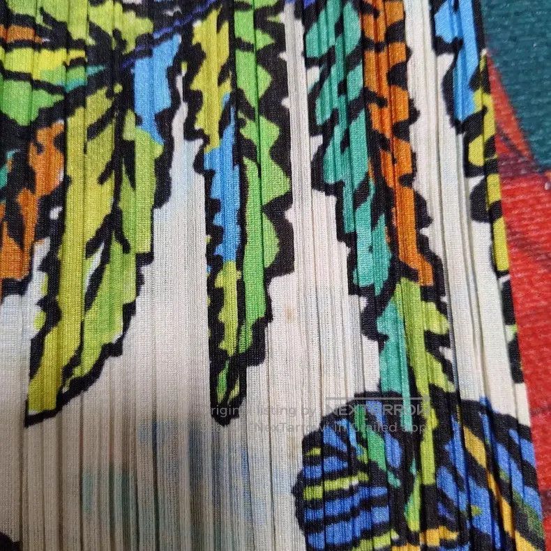Issey Miyake Issey Miyake Rainforest Ruched Top Size L / US 10 / IT 46 - 9 Thumbnail