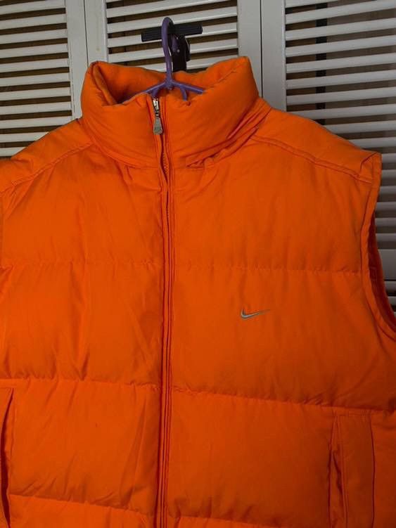 Nike × Vintage Vintage 90-s nike rare vest outerwear Size US XL / EU 56 / 4 - 7 Thumbnail