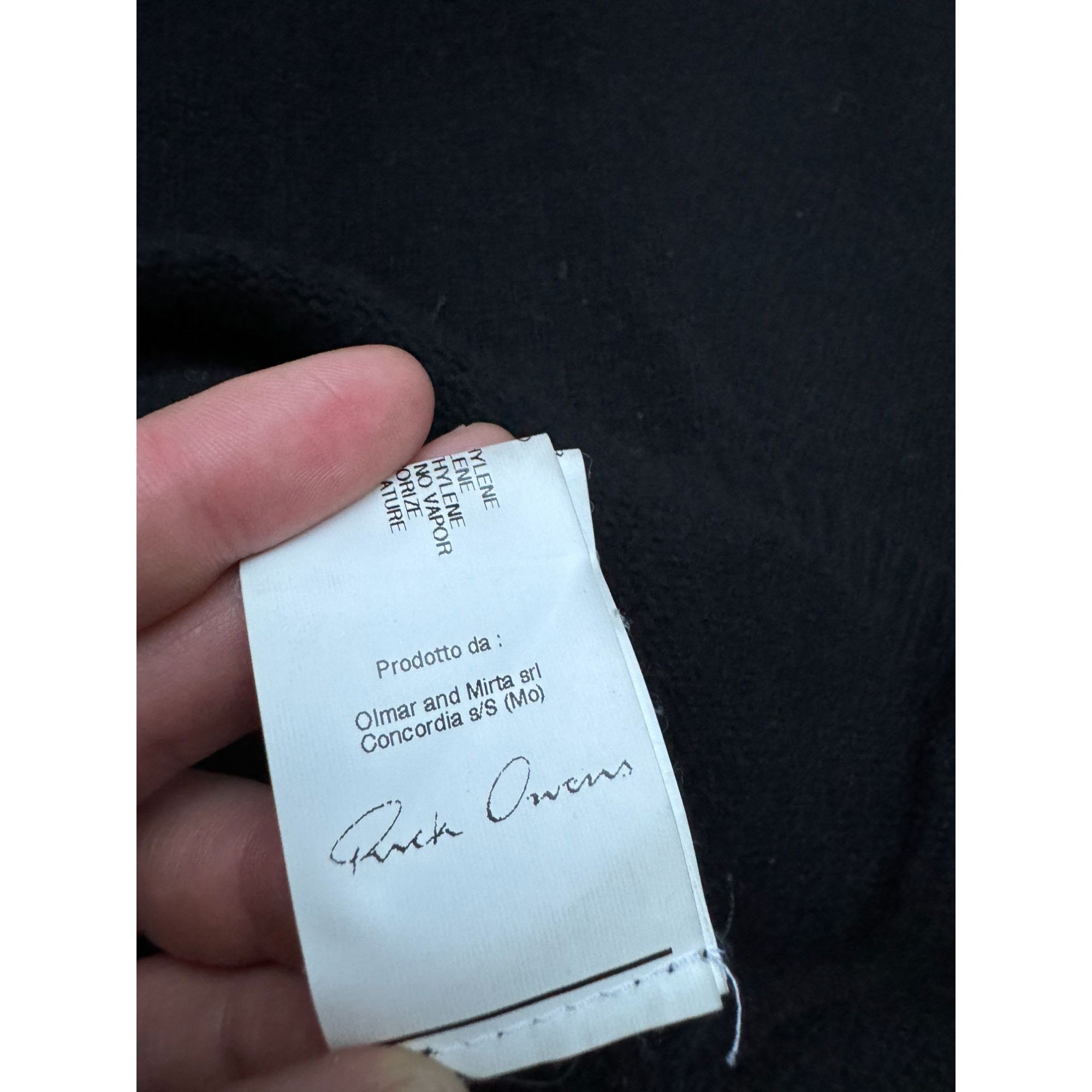 Rick Owens FW 2011 Limo Cashmere Black Dress Size M / US 6-8 / IT 42-44 - 9 Thumbnail