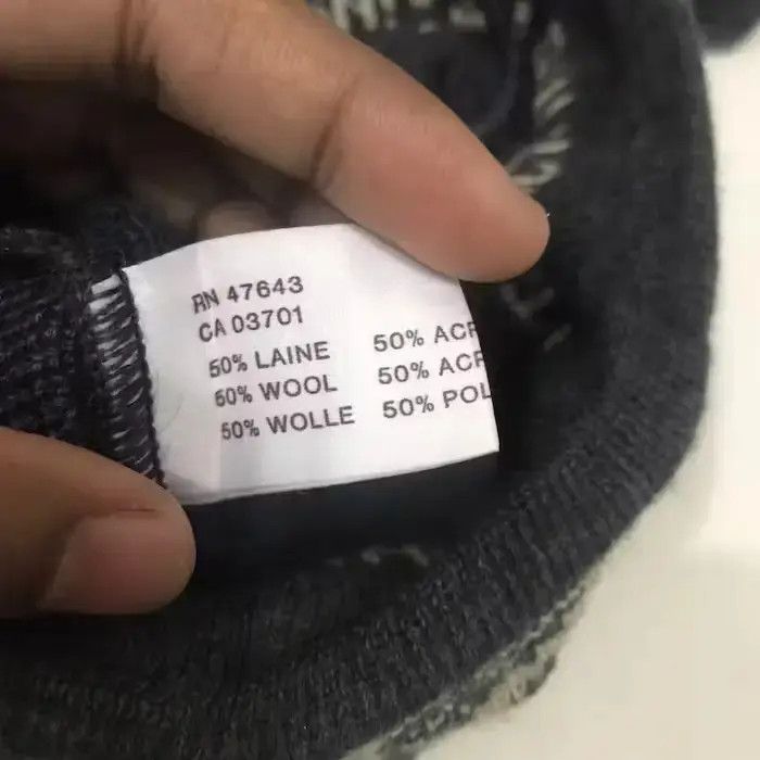 Japanese Brand × Vintage Instinct Spellout Beanie Hat Size ONE SIZE - 5 Thumbnail