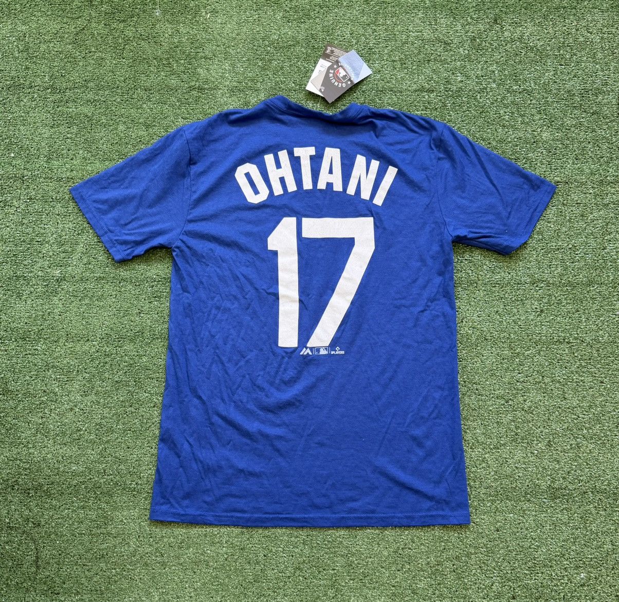 Majestic Majestic Los Angeles Dodgers #17 Shohei Ohtani Men's Blue Size US M / EU 48-50 / 2 - 4 Thumbnail