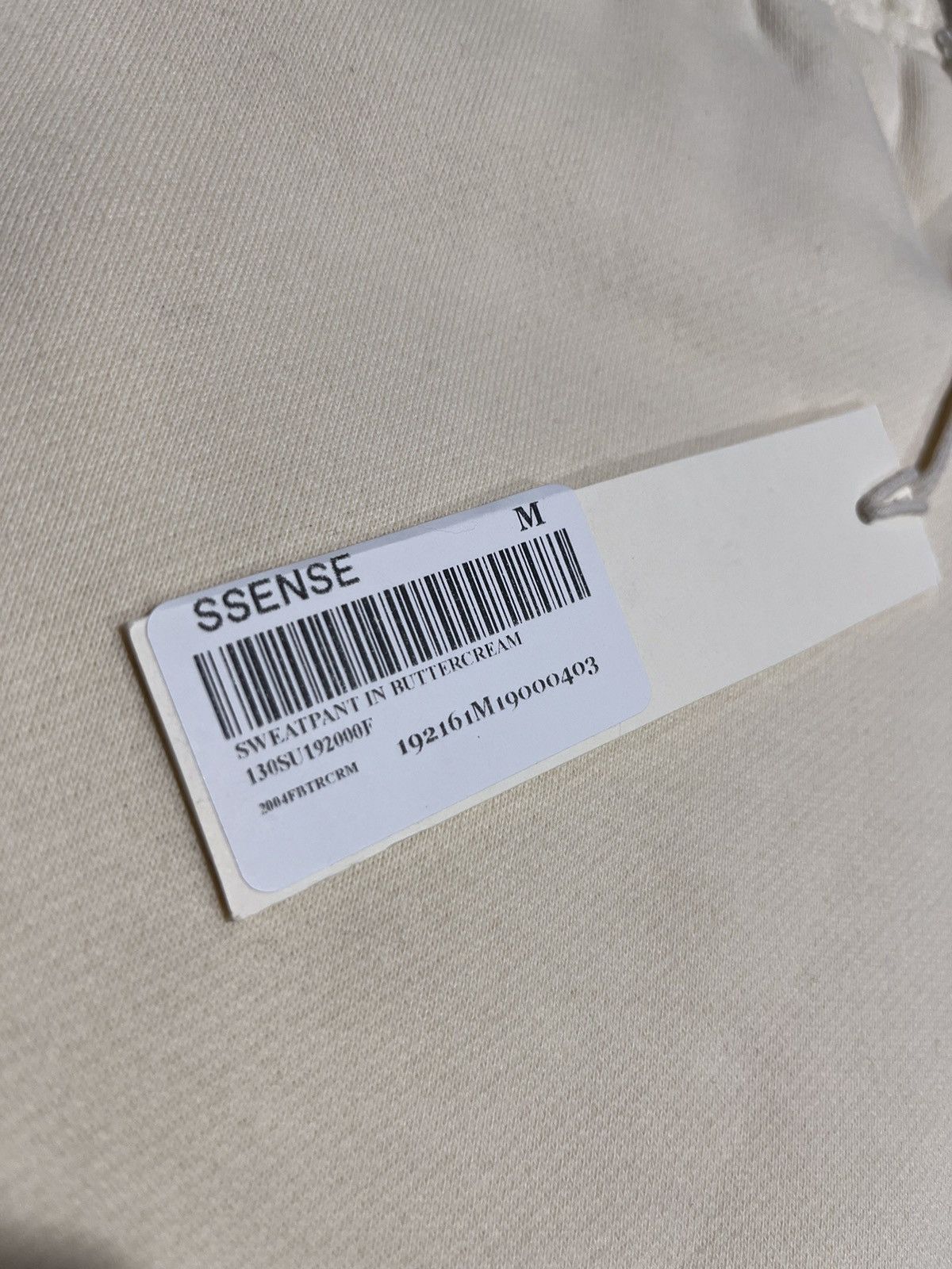 Essentials 2018 OG Fear Of God Essentials Cream Sweatpants Size US 34 / EU 50 - 10 Thumbnail