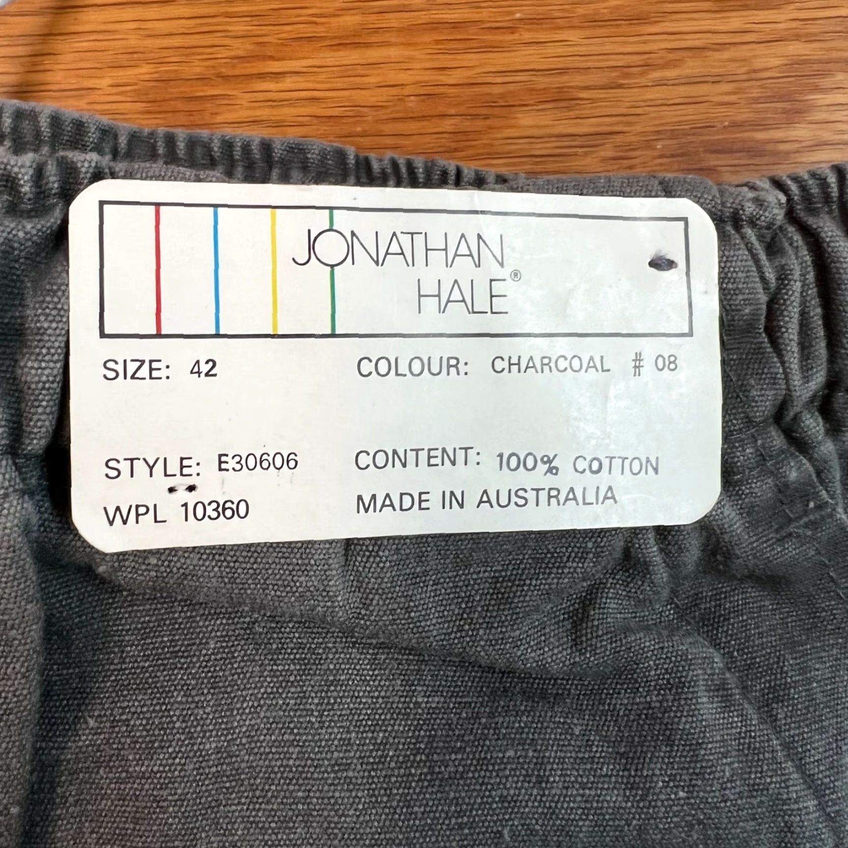 Vintage Jonathan Hale Mens Chino Shorts Size 42 Elastic Waist Drawstring Casual Gray Outdoor Size US 42 / EU 58 - 5 Thumbnail