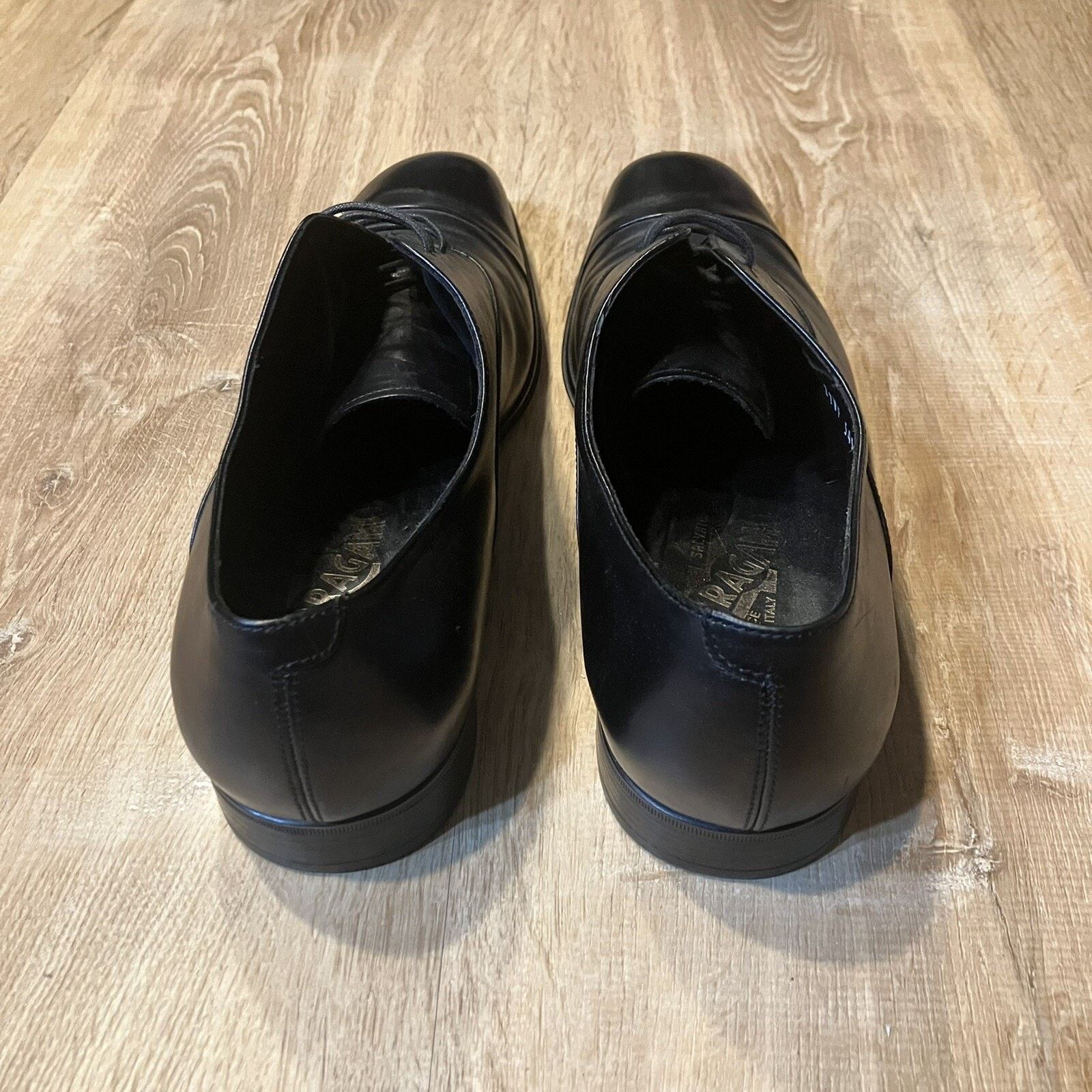 Salvatore Ferragamo Salvatore Ferragamo Black Leather Gancini Loafers Dress Size US 9.5 / EU 42-43 - 5 Thumbnail