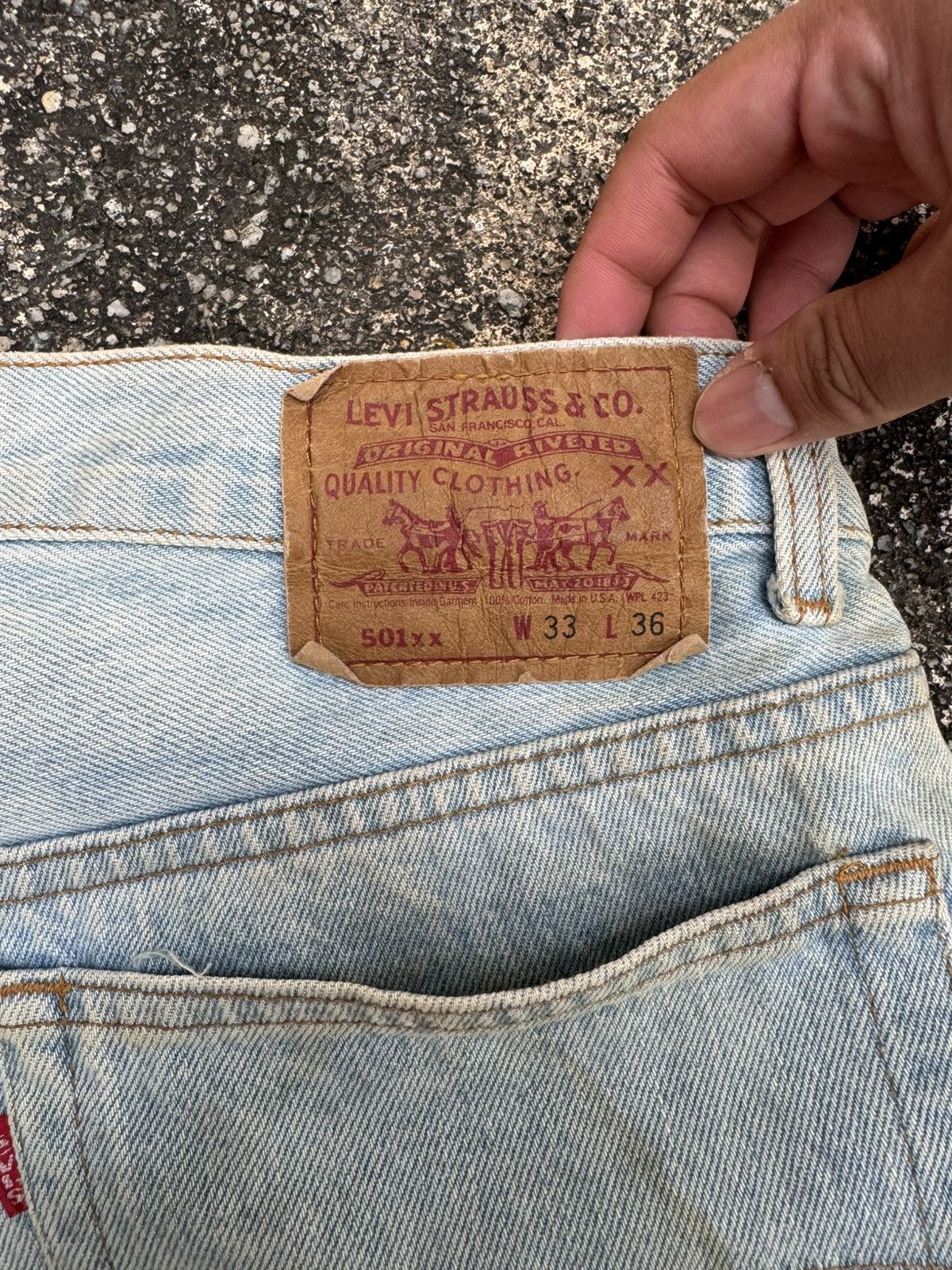 Levi's × Vintage Vintage 80s Levis 501xx USA denim jeans Size US 31 - 10 Thumbnail