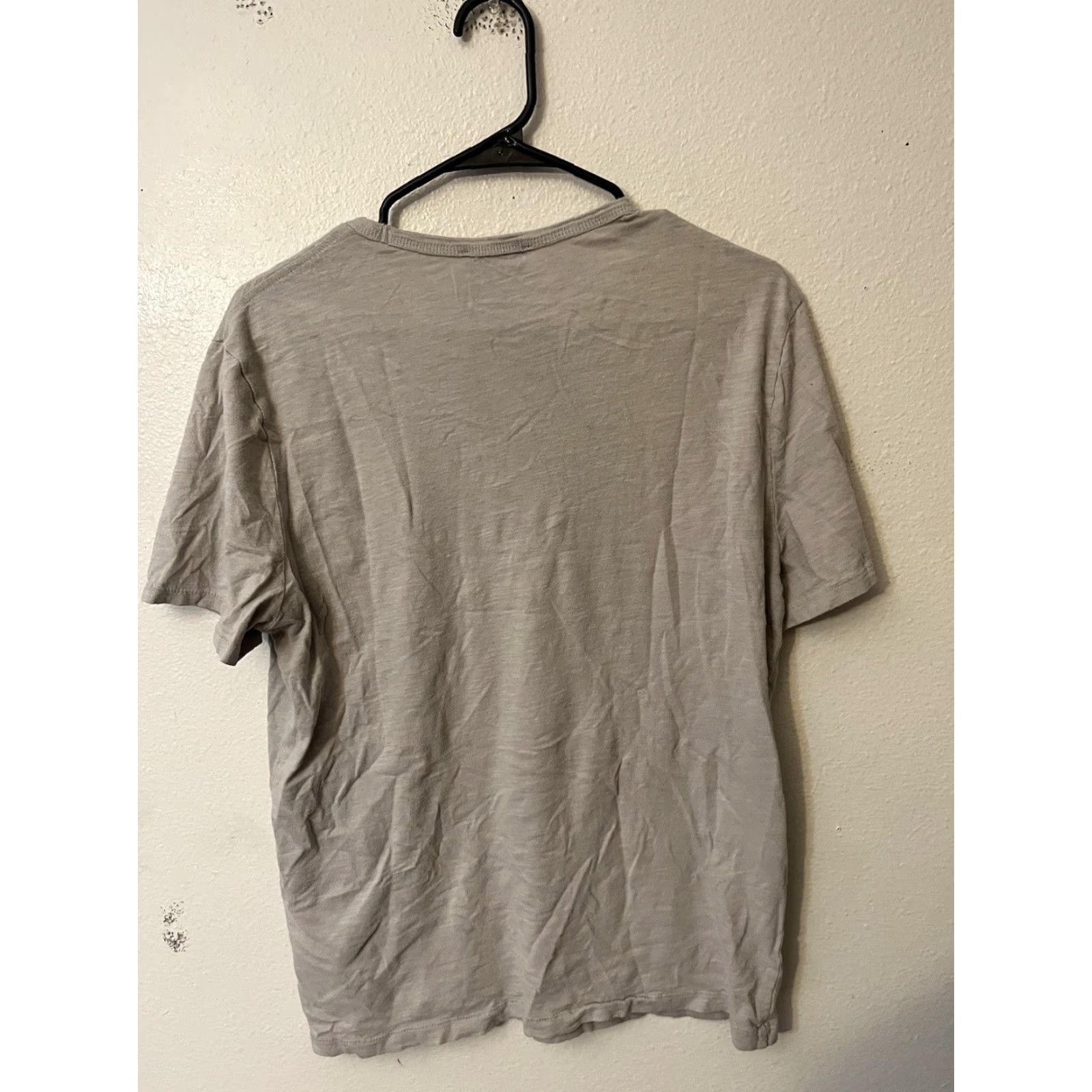 Express EXPRESS Shirt Men M Gray Cotton Spandex Short Sleeve Crew Neck Tee Moisture Wicking Size US M / EU 48-50 / 2 - 2 Thumbnail