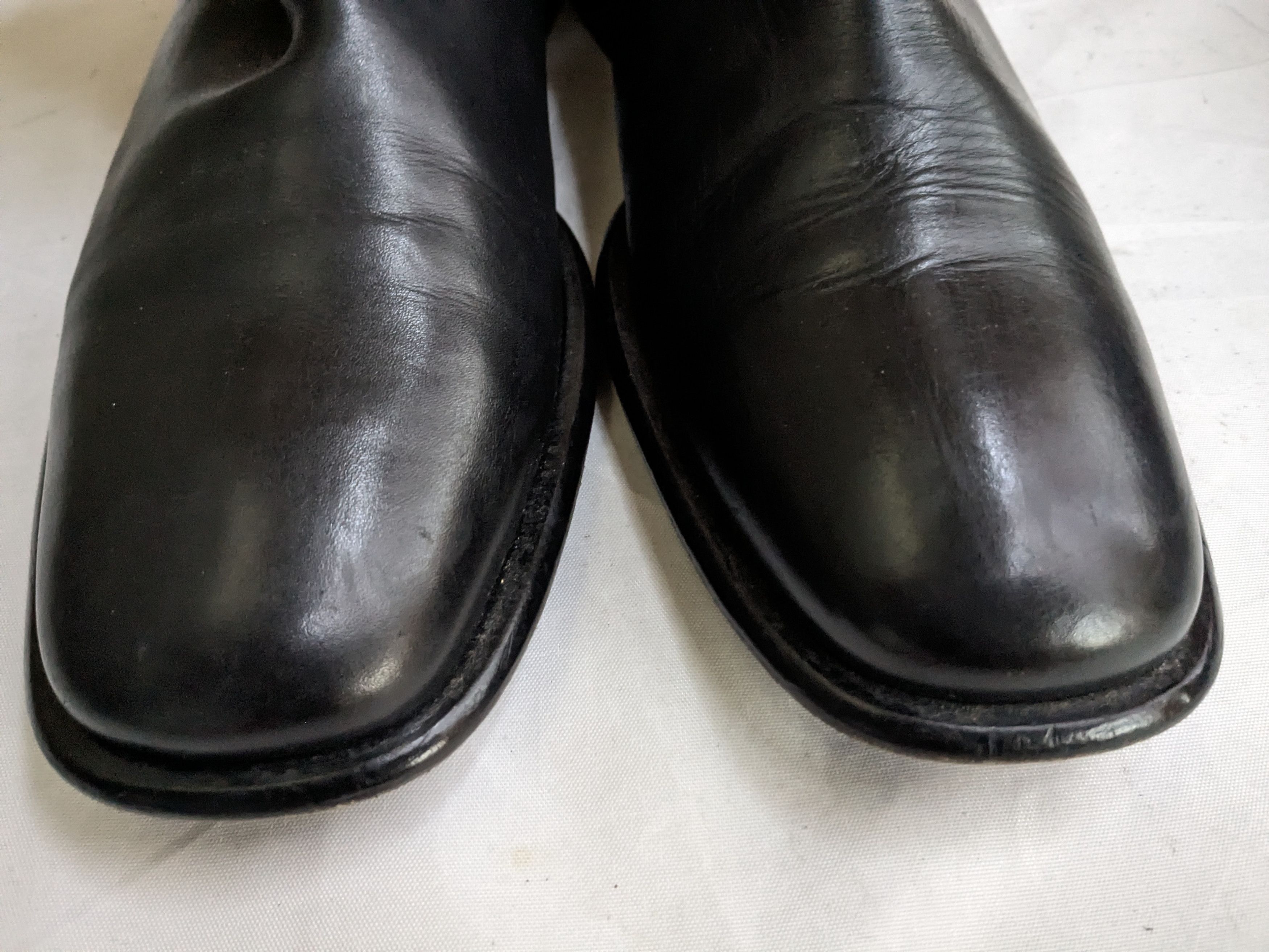 Gucci Jodhpur Boots Black 12 Leather Buckle