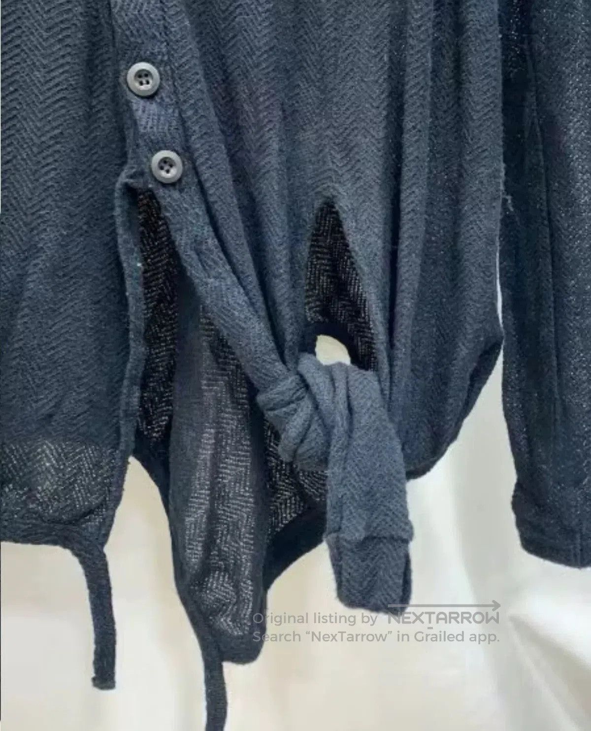 Yohji Yamamoto Y's Red Label Yohji Yamamoto Deformed Cardigan. Size M / US 6-8 / IT 42-44 - 4 Thumbnail