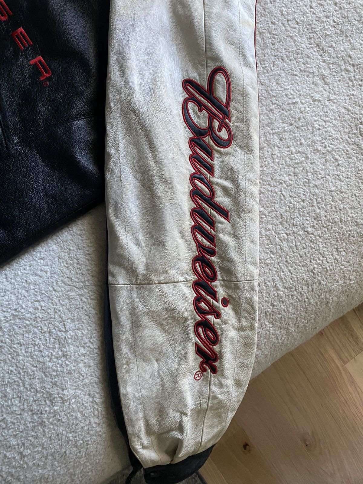 NASCAR × Vintage × Wilsons Leather ~Wilson’s Leather Dale Jr Leather Racing Jacket~ SZ L Size US L / EU 52-54 / 3 - 5 Thumbnail