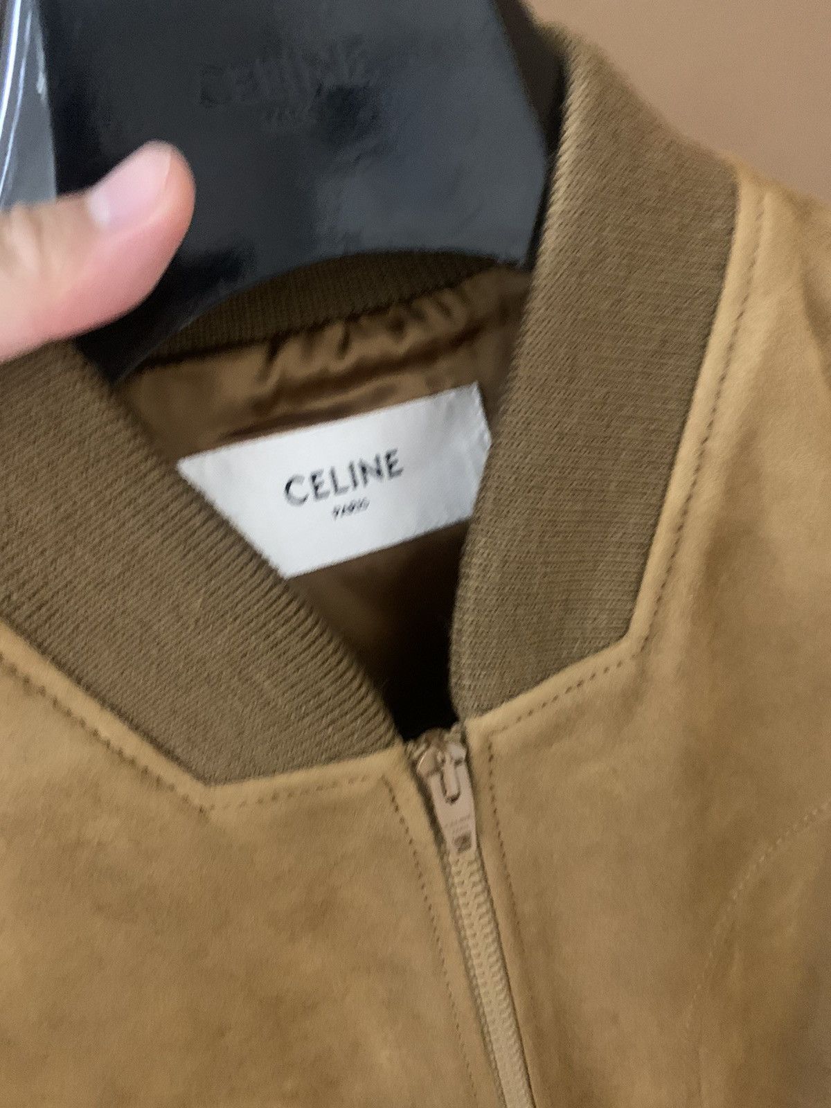 Celine Celine 2025SS Brown Suede bomber jacket Size US M / EU 48-50 / 2 - 2 Thumbnail
