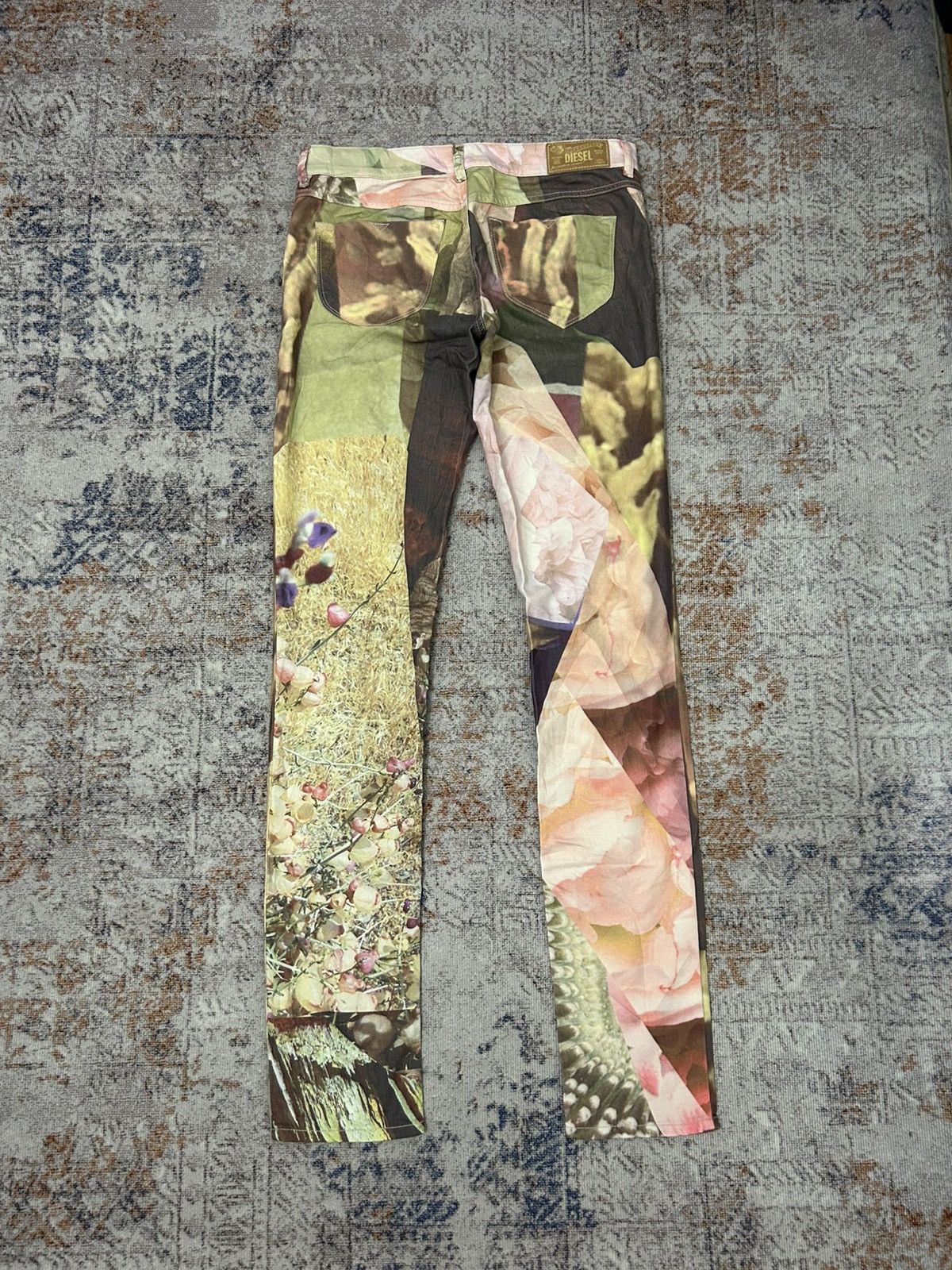Diesel Diesel Livier-SP Super Slim Low Pants All Over Print Size US 30 / EU 46 - 4 Thumbnail