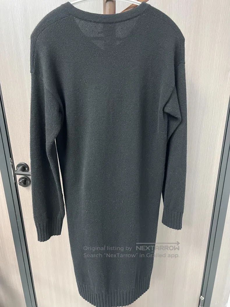 Hermes Hermes Black Cashmere Knit Dress, Classic V-Neck Design, L Size XS / US 0-2 / IT 36-38 - 2 Thumbnail