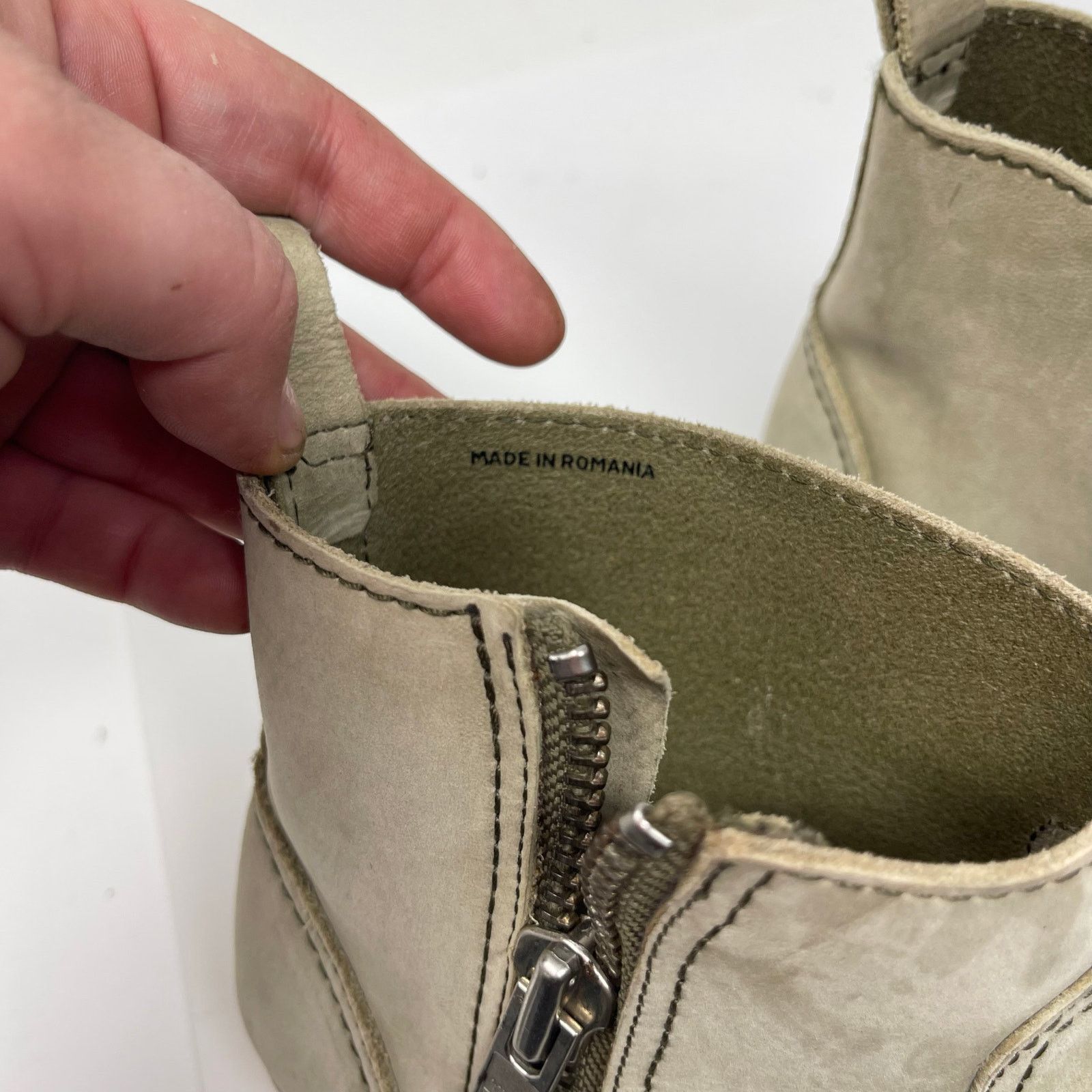 Swedish Hasbeens Toffel Swedish Hasbeens Zip It Emy Boots in grey suede 37 Size US 7 / IT 37 - 11 Thumbnail