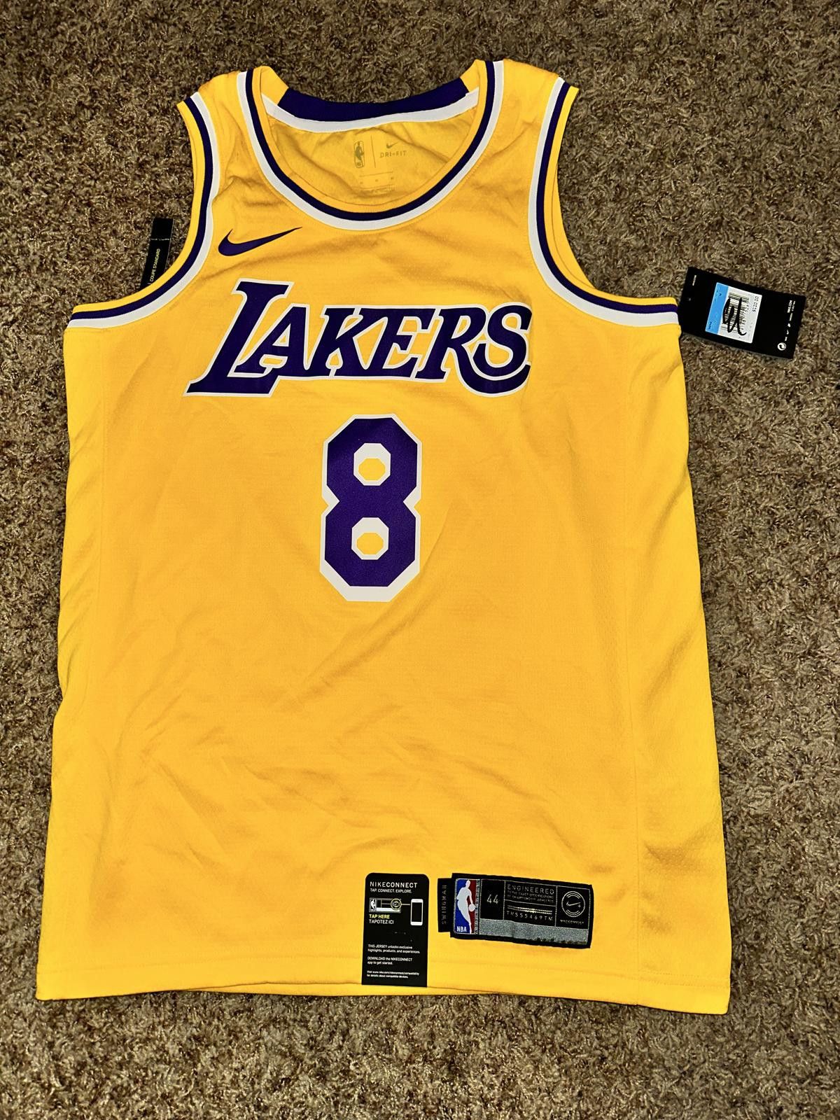 Nike Nike Men’s NBA Los Angeles Lakers Icon Edition Kobe Bryant Swingman Jersey Size US M / EU 48-50 / 2 - 1 Thumbnail