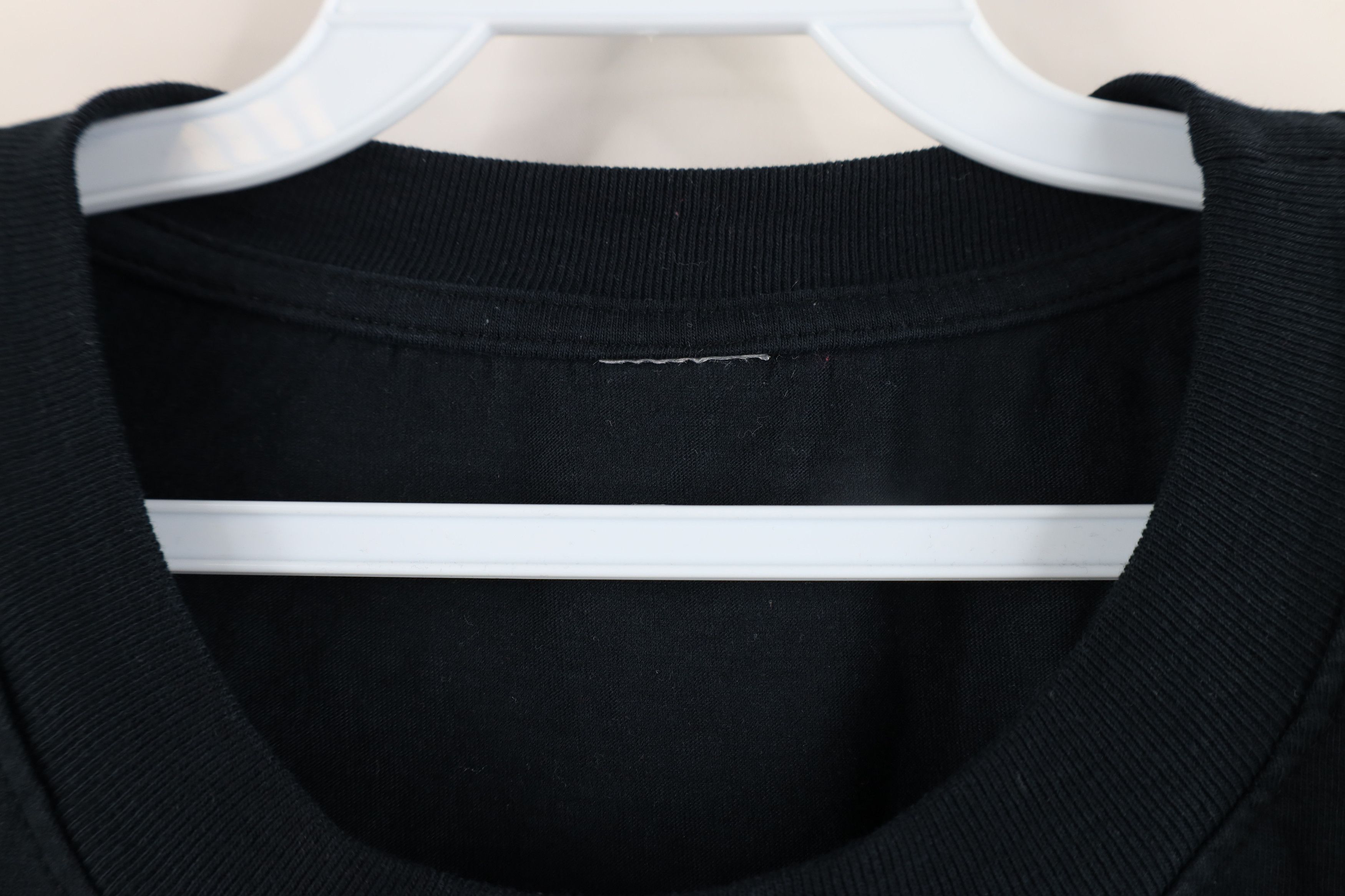 Vintage Vintage 90s Streetwear Blank Faded Long Sleeve T-Shirt Black Size US XL / EU 56 / 4 - 8 Thumbnail