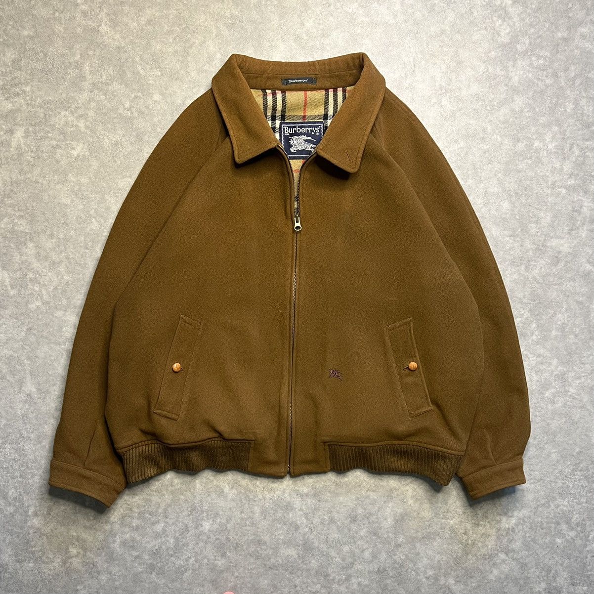 Burberry Vintage Burberrys wool jacket Size US L / EU 52-54 / 3 - 2 Thumbnail