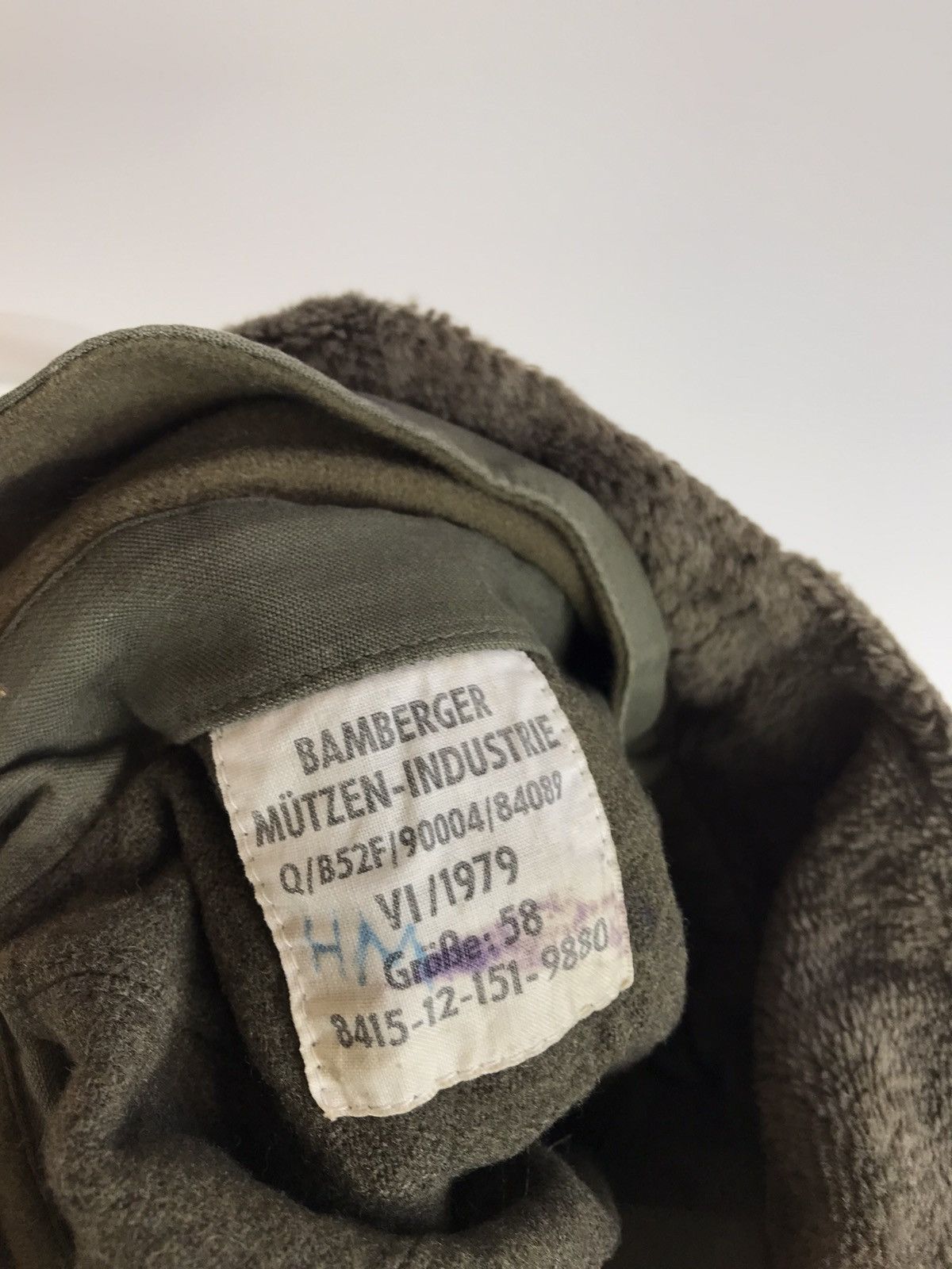 Vintage Vintage Bamberger Mutzen Industrie 1979 Military Hat Size ONE SIZE - 2 Thumbnail