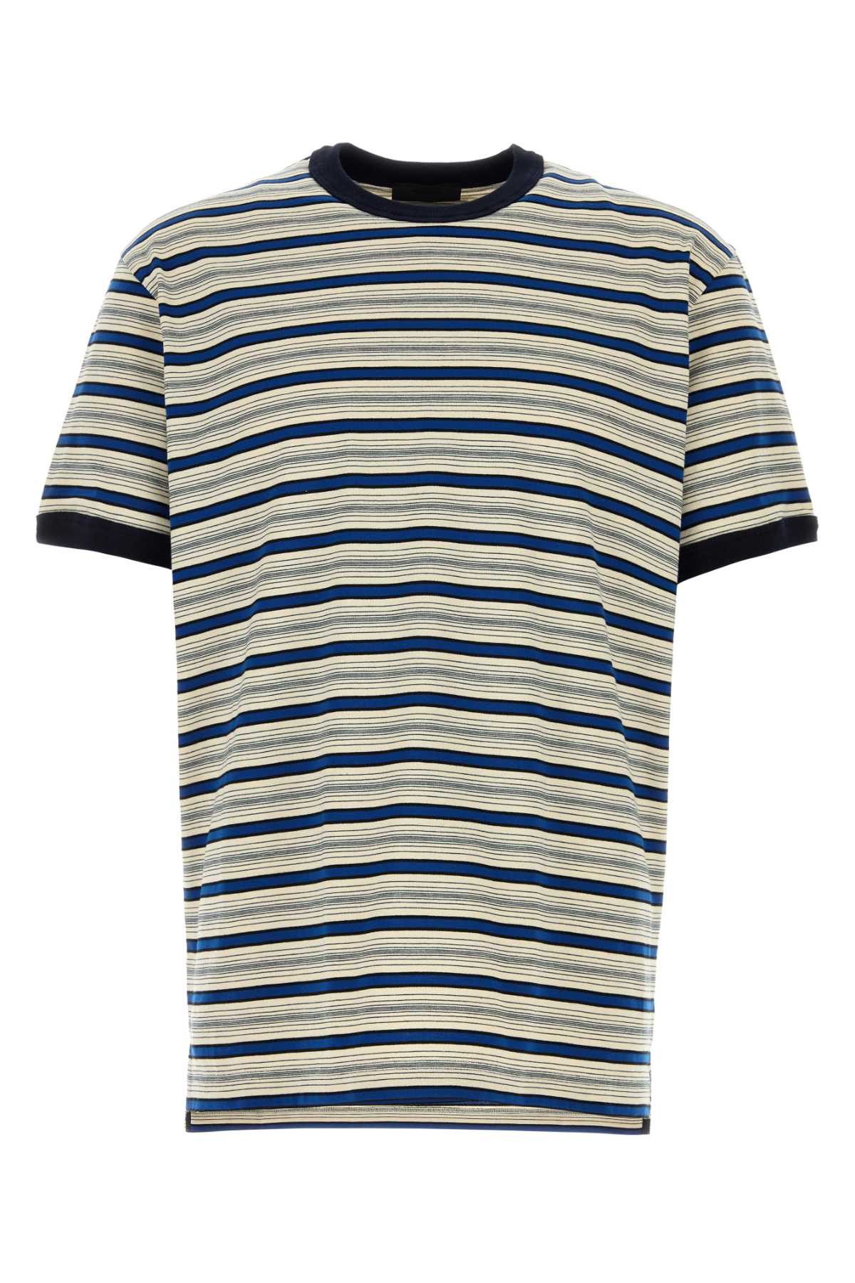 Prada Embroidered Cotton T-Shirt Size US XL / EU 56 / 4 - 1 Thumbnail