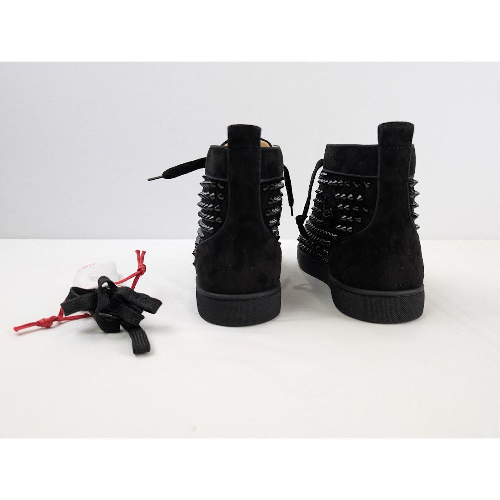 Christian Louboutin o1rshd1 Louis Orlato Flat Sneakers in Black Size US 13 / EU 46 - 10 Thumbnail