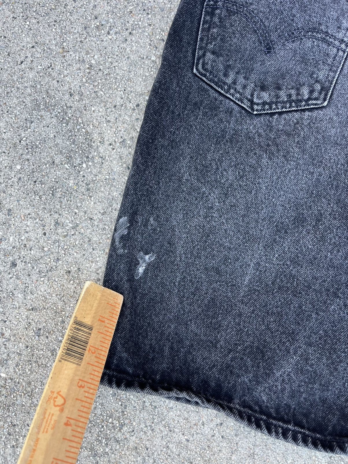Levi's × Vintage Vintage Orange Tab Levi’s 550 Black Jean Shorts Denim Jorts Size US 29 - 10 Thumbnail