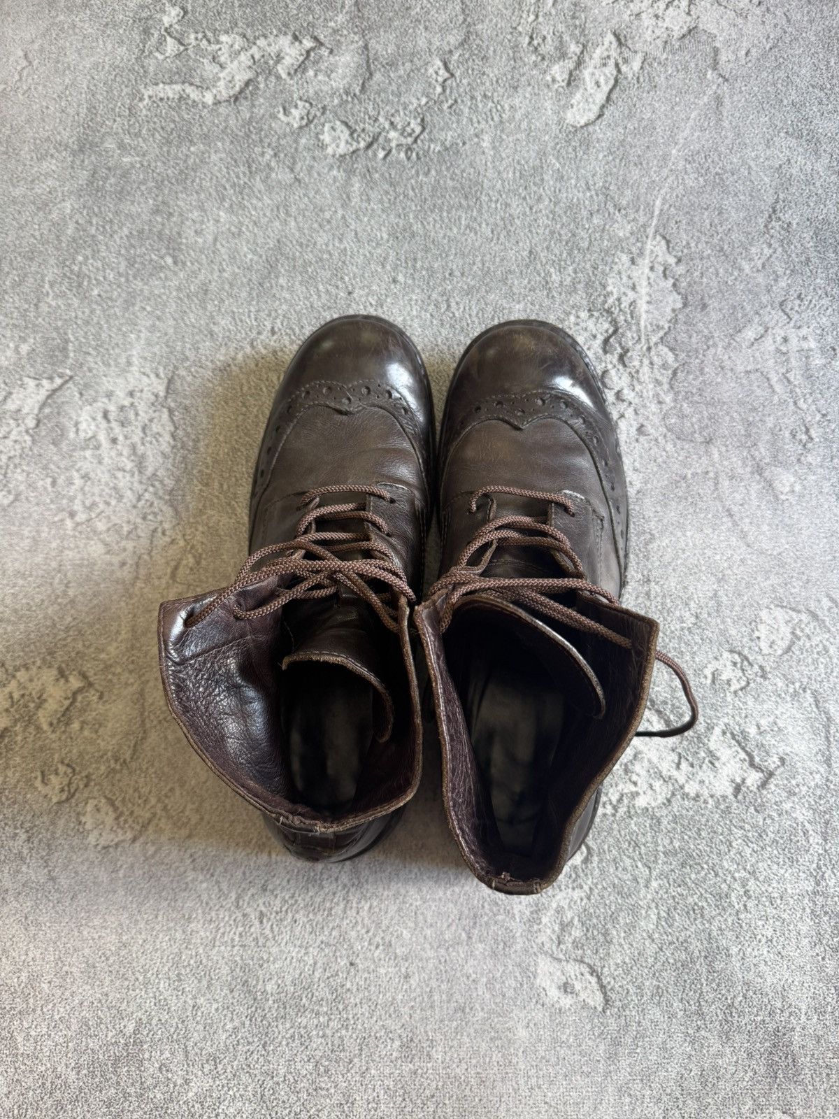 MoMA MOMA 42size brown leather high boots shoes vintage retro Size US 9 / EU 42 - 17 Thumbnail