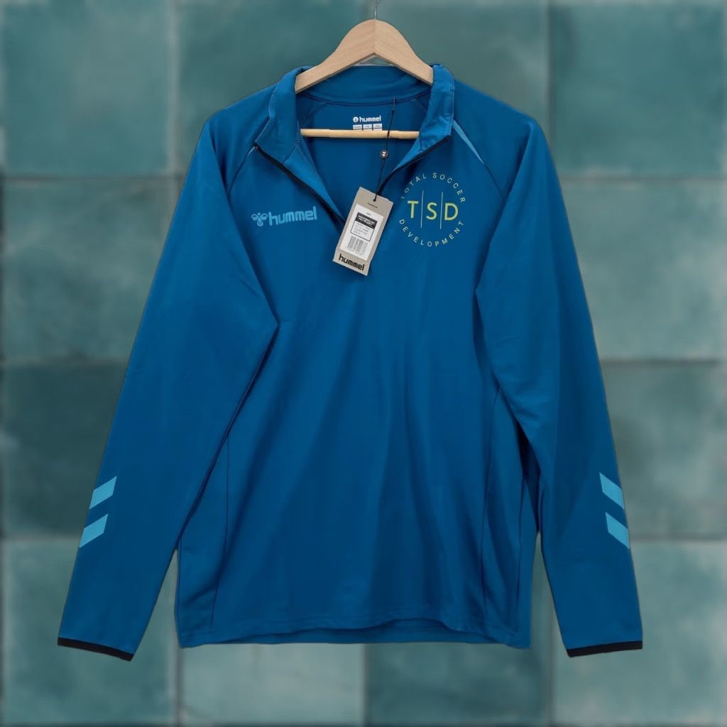 Hummel Hummel AUTHENTIC PRO Half Zip Sweatshirt Mens M Blue Soccer Pullover NWT Shirt Size US M / EU 48-50 / 2 - 1 Thumbnail