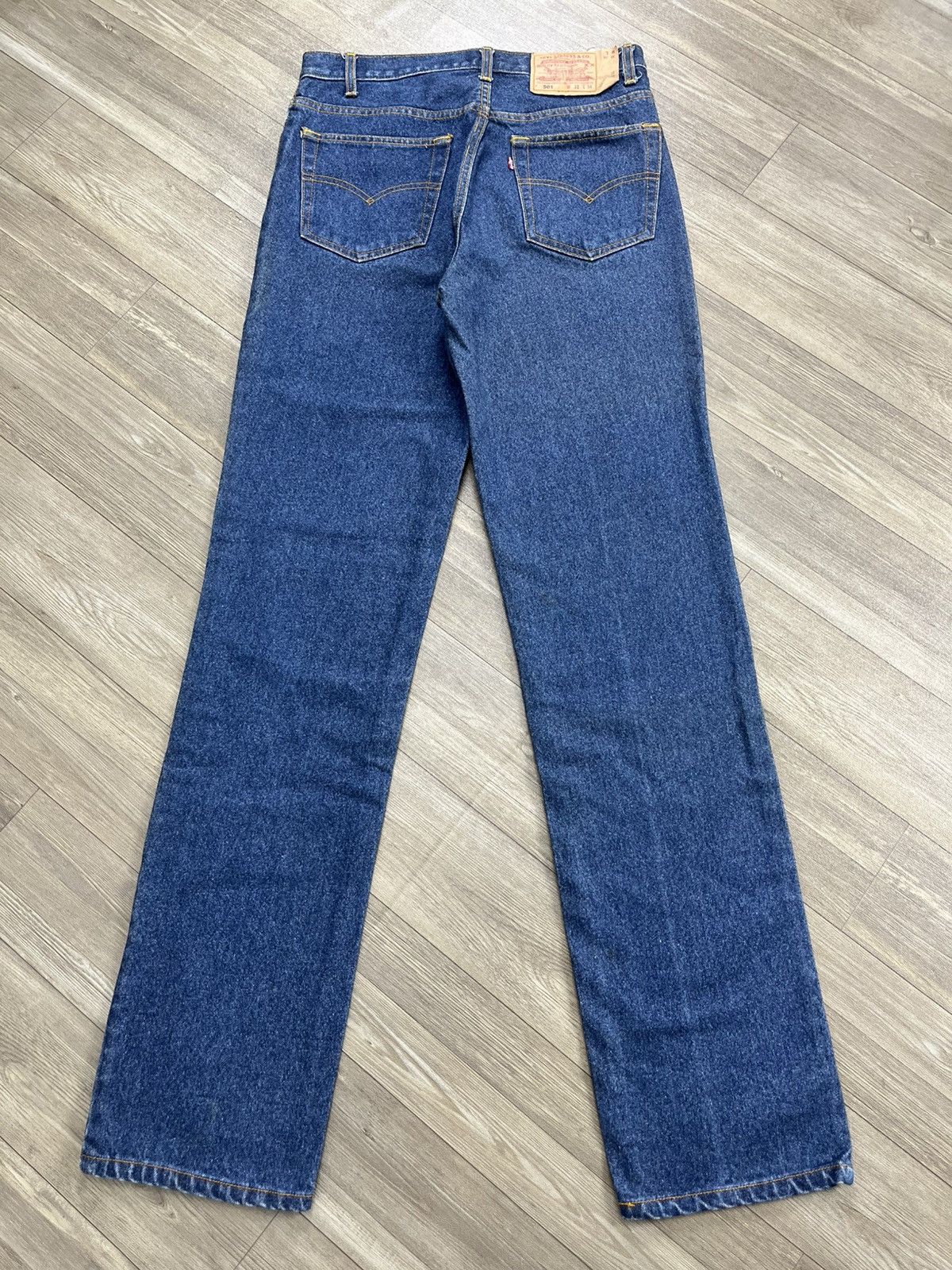 Levi's Vintage Clothing 🇺🇸1990s Vintage Levis 501 31x34 Straight Leg Blue Jeans Size US 30 / EU 46 - 18 Thumbnail