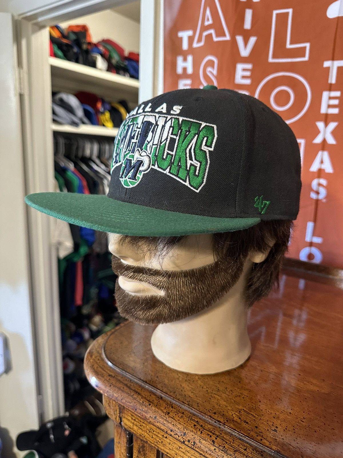 NBA × Vintage Vintage NBA Dallas Mavericks “old school green” hat 00s Size ONE SIZE - 6 Thumbnail