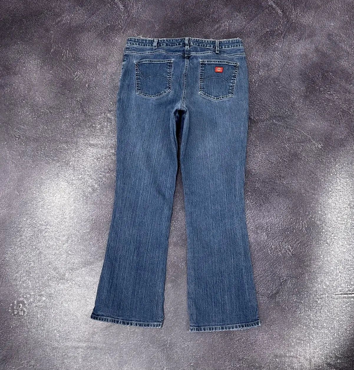 Dickies × Vintage Vintage Dickies Y2K Blue Denim Hype Flared Jeans Size US 32 / EU 48 - 1 Thumbnail