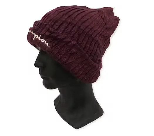 Champion × Vintage Vintage Champion Spell Out Beanie Hat Size ONE SIZE - 3 Thumbnail