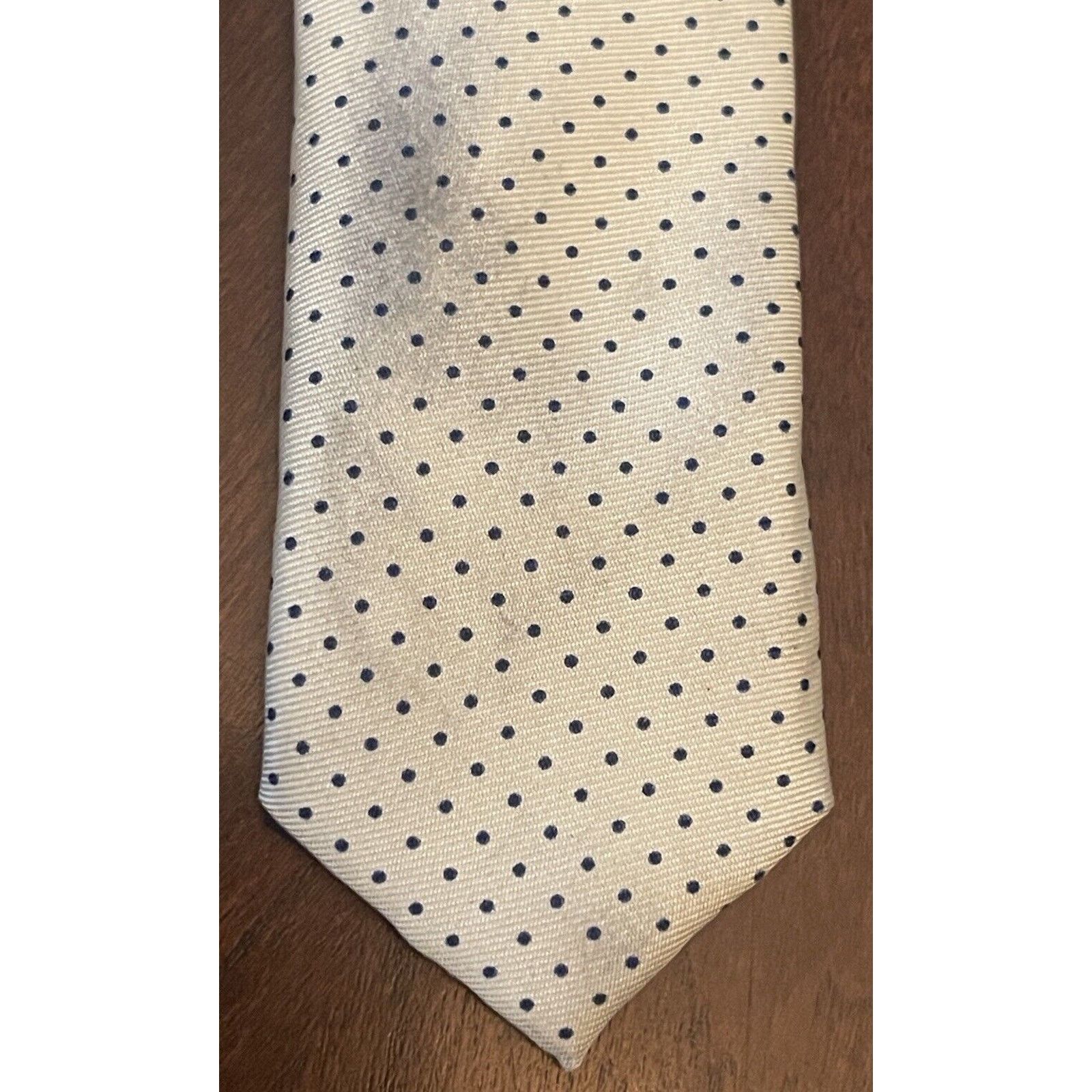 Other Tie Rack Gold Blue 100% Silk Men’s Neck Tie Made In China Size ONE SIZE - 9 Thumbnail
