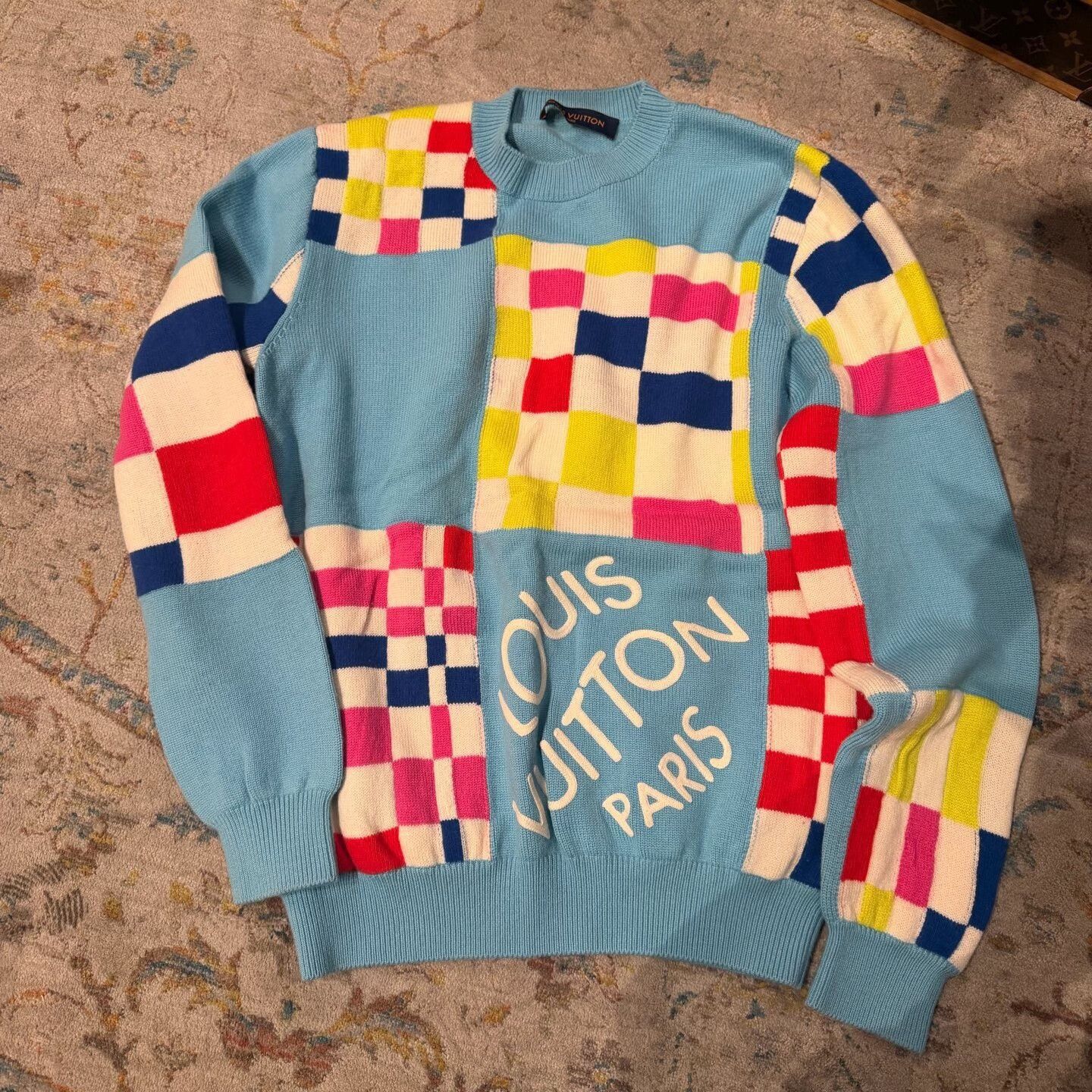 Louis Vuitton Louis Vuitton Colorful Knit Sweater Size US M / EU 48-50 / 2 - 1 Thumbnail