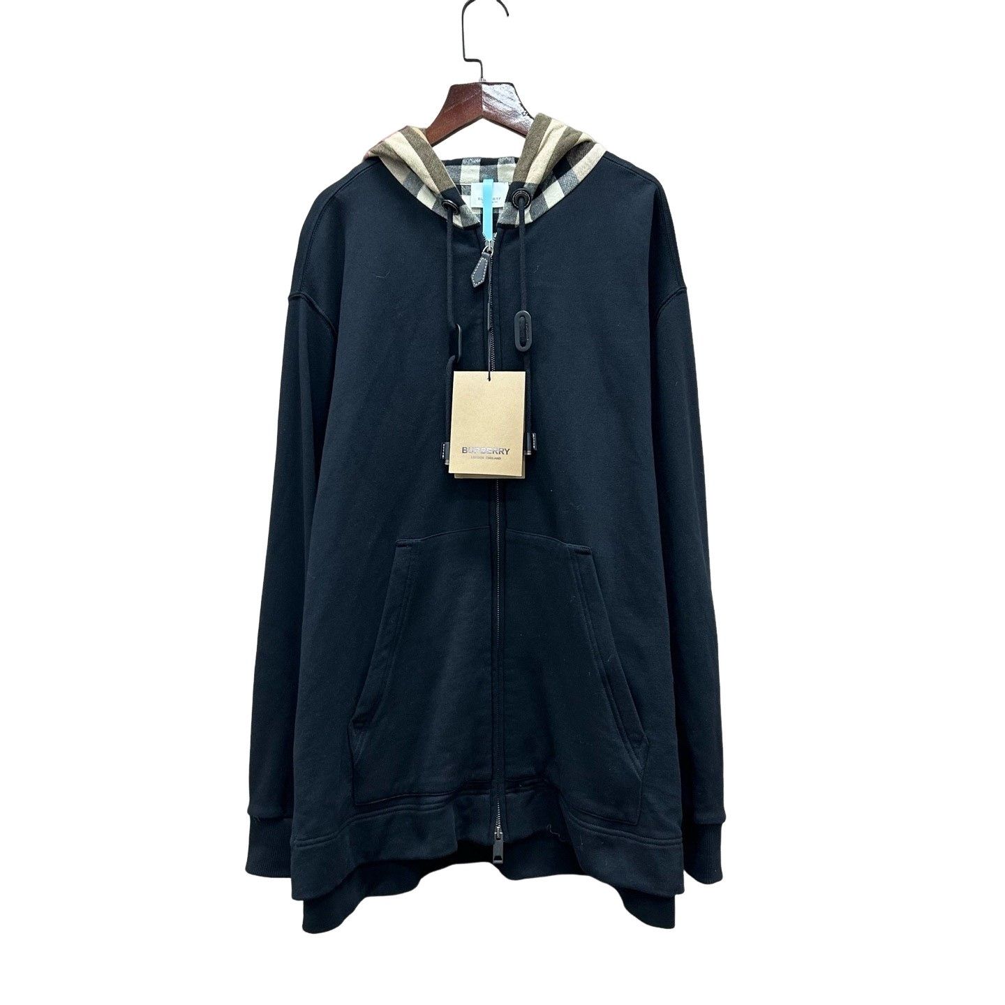 Burberry Burberry Check Lined Zip Up Hoodie Size M Size US M / EU 48-50 / 2 - 1 Thumbnail