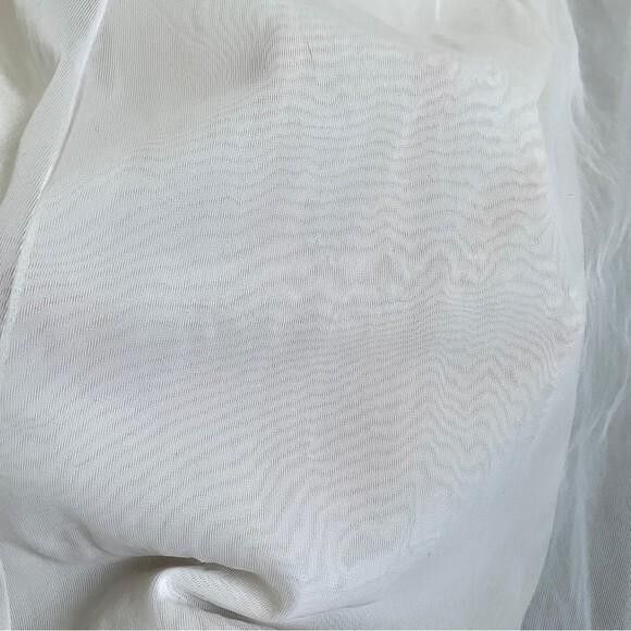 Vintage Vintage 60s Double Layered Semi-Sheer Chiffon Robe Peignoir Size M / US 6-8 / IT 42-44 - 11 Thumbnail