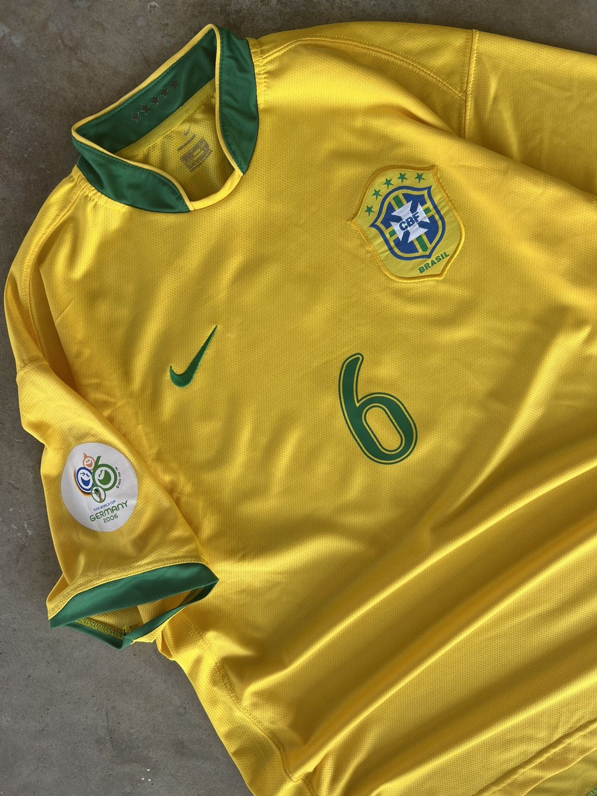 Vintage Vintage Nike Brazil 🇧🇷 National Soccer Futbol Jersey Kit Size US XL / EU 56 / 4 - 2 Thumbnail