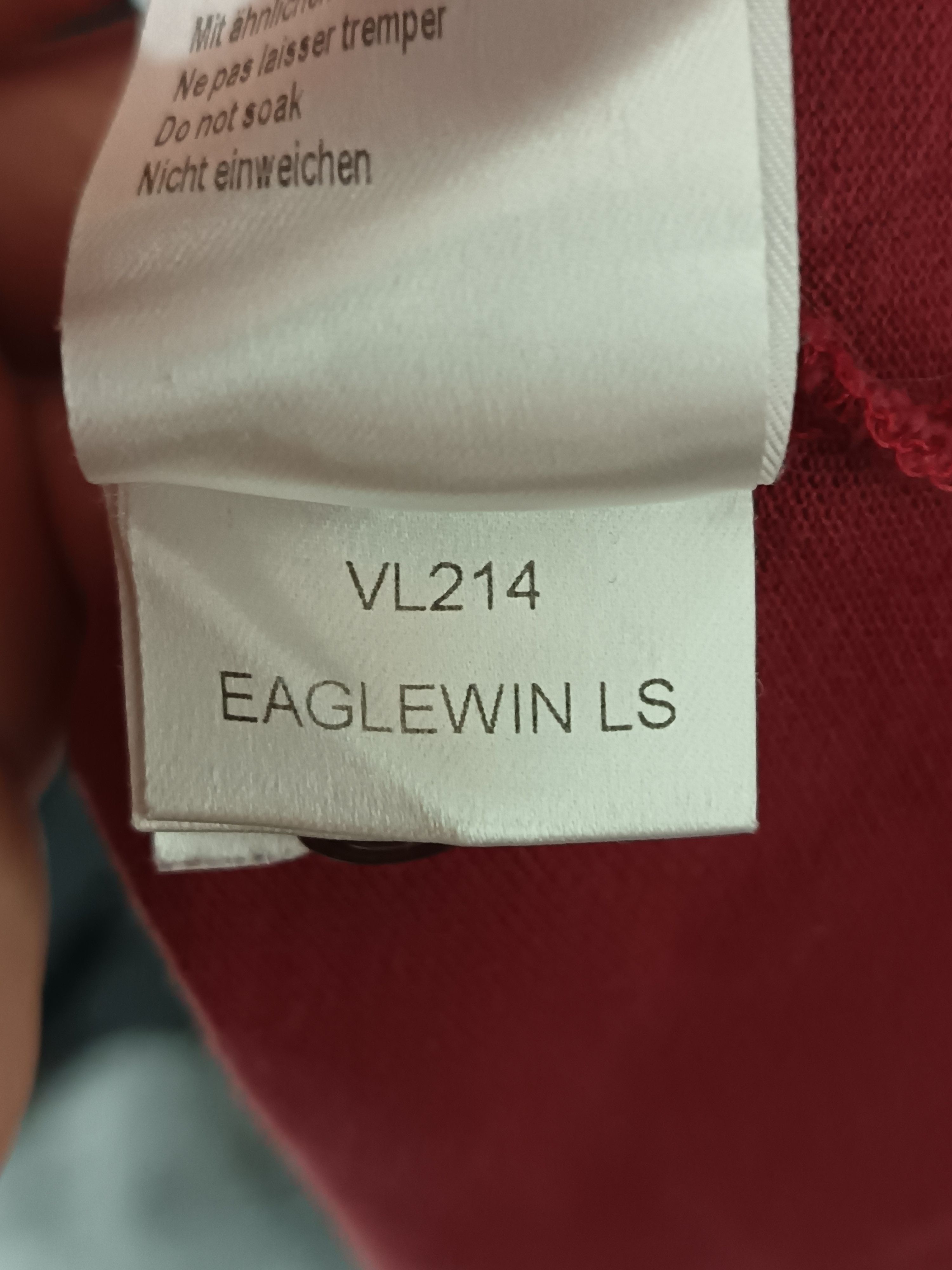 Aigle Polo manches longues Aigle rouge bordeaux taille M Size US M / EU 48-50 / 2 - 6 Thumbnail