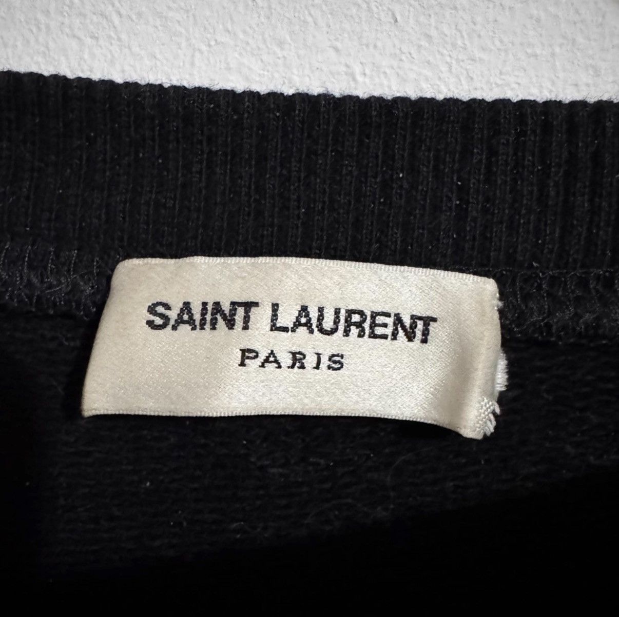 Saint Laurent Paris Saint Laurent (SLP) 14FW Crewneck Full-Studded Sweatshirt Size US L / EU 52-54 / 3 - 5 Thumbnail