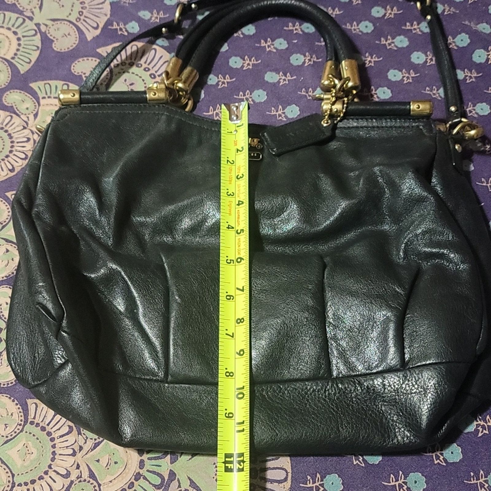Coach Beautiful Black and Brass Coach Bag Size ONE SIZE - 5 Thumbnail