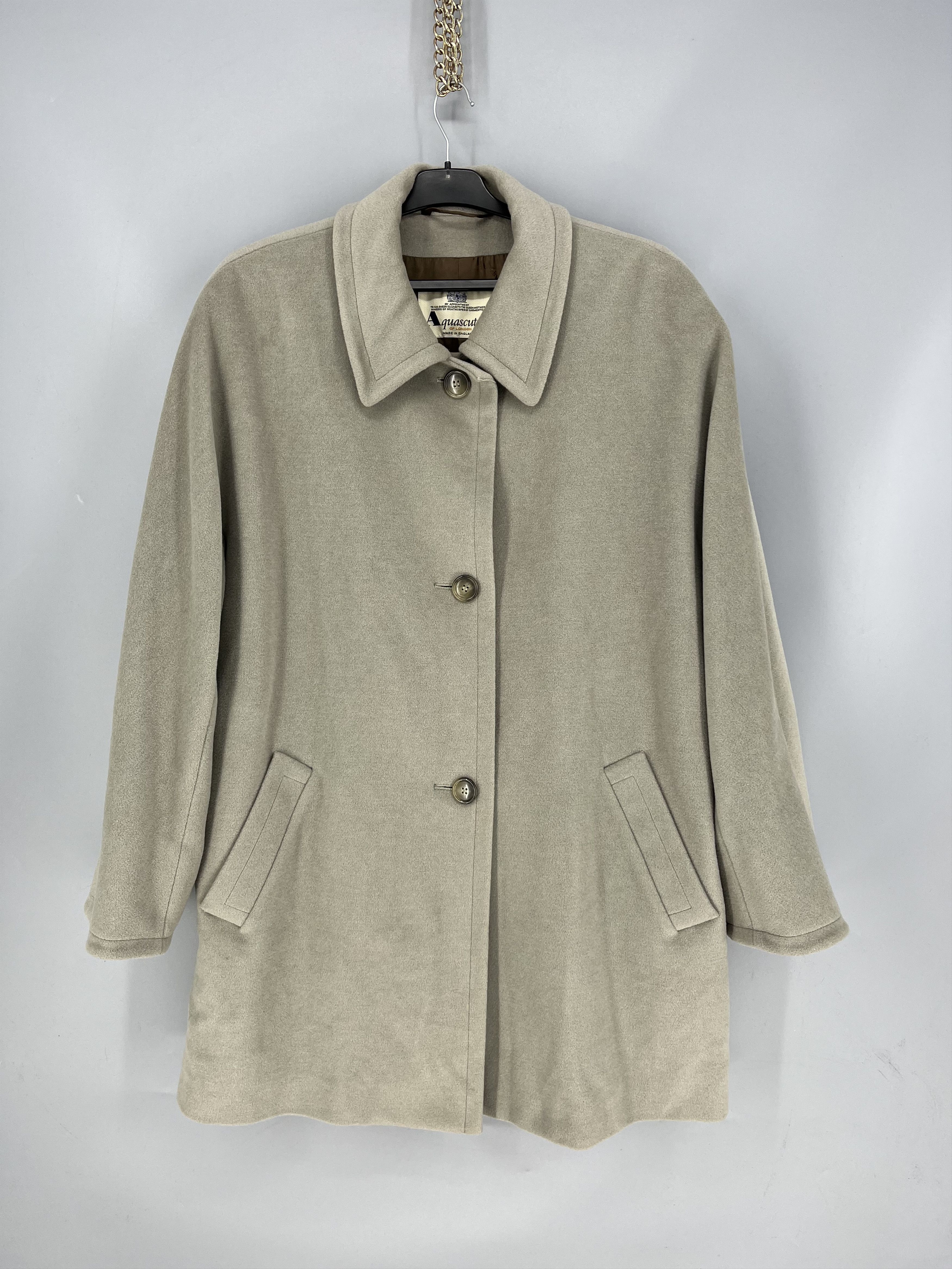 Aquascutum Vintage Aquascutum Wool Coat Jacket 70% Wool Size M / US 6-8 / IT 42-44 - 1 Thumbnail