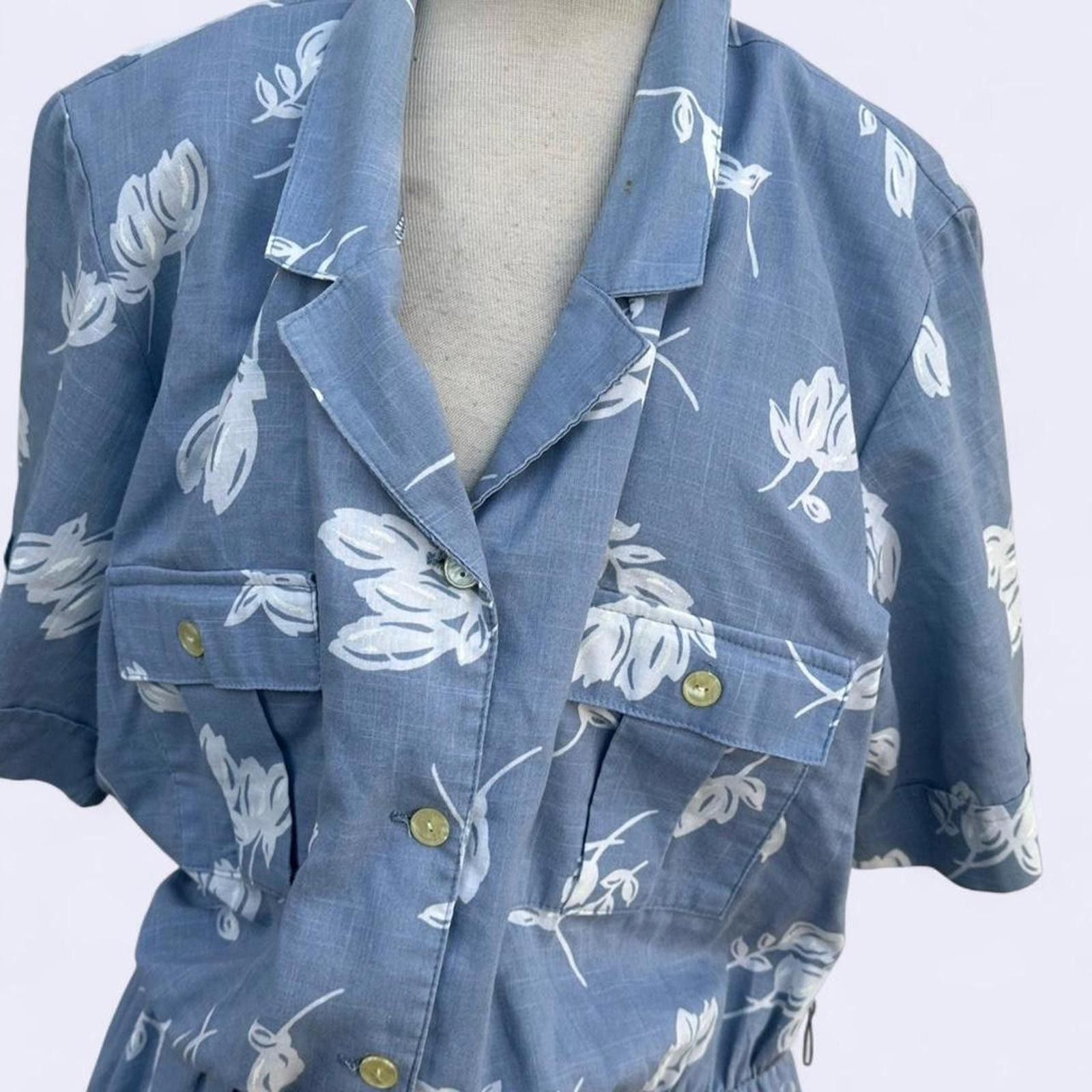 Other Women's Blue Dress Size XL / US 12-14 / IT 48-50 - 2 Thumbnail