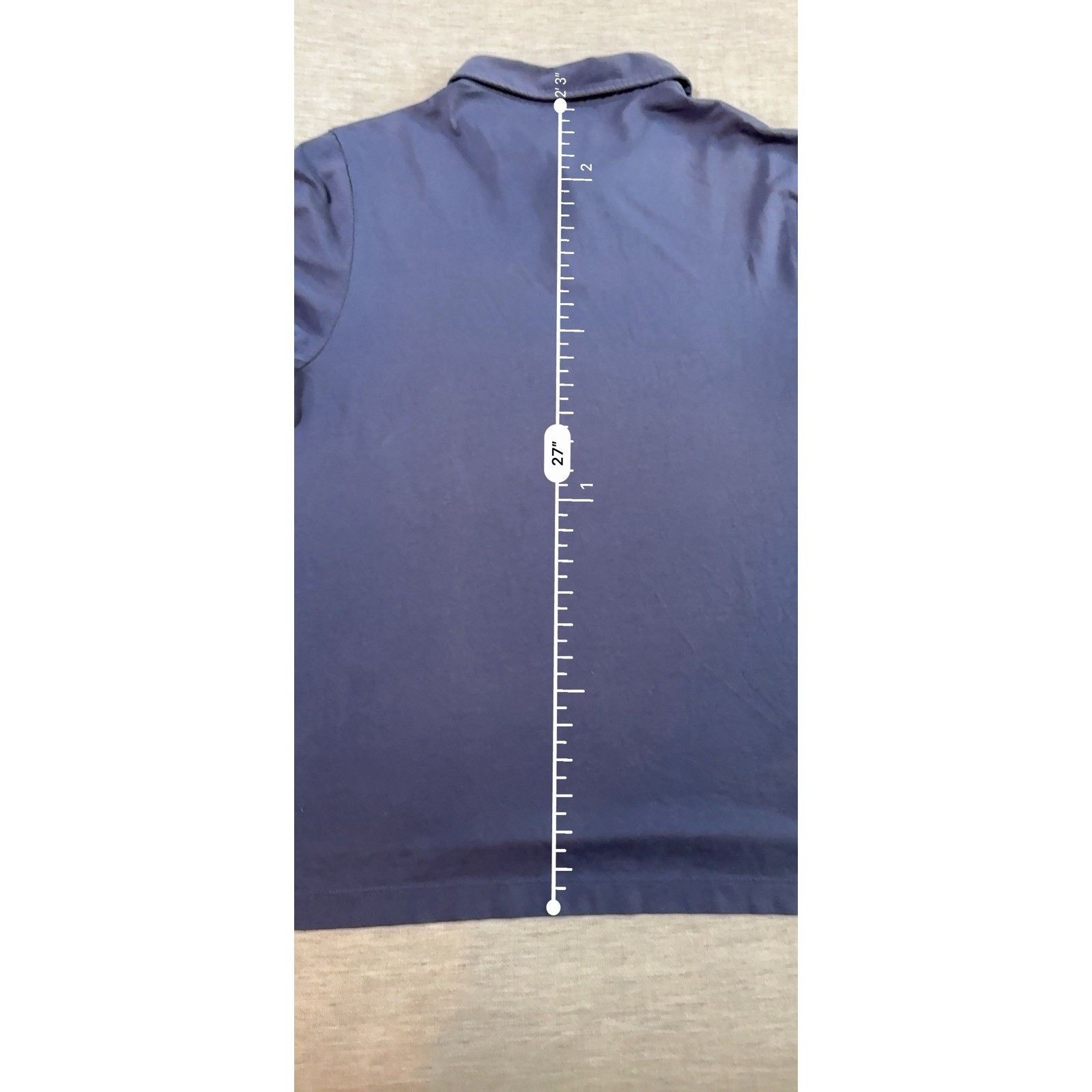 Hickey Freeman Hickey Freeman Navy Pima Cotton Polo (M) Size US M / EU 48-50 / 2 - 9 Thumbnail