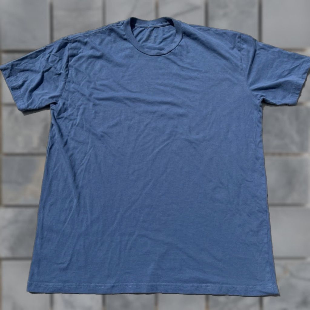 Vintage True Classic T-Shirt Blue Solid XL Men’s Heritage 50s Iconic Brando Dean Shirt, Cotton Blend, Short Sleeve, Regular Fit, Logo Size US XL / EU 56 / 4 - 1 Thumbnail