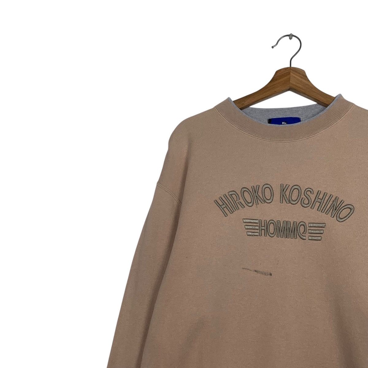 Hiroko Koshino Homme Hiroko Koshino Homme Spellout Crewneck Sweatshirt Size US M / EU 48-50 / 2 - 6 Thumbnail