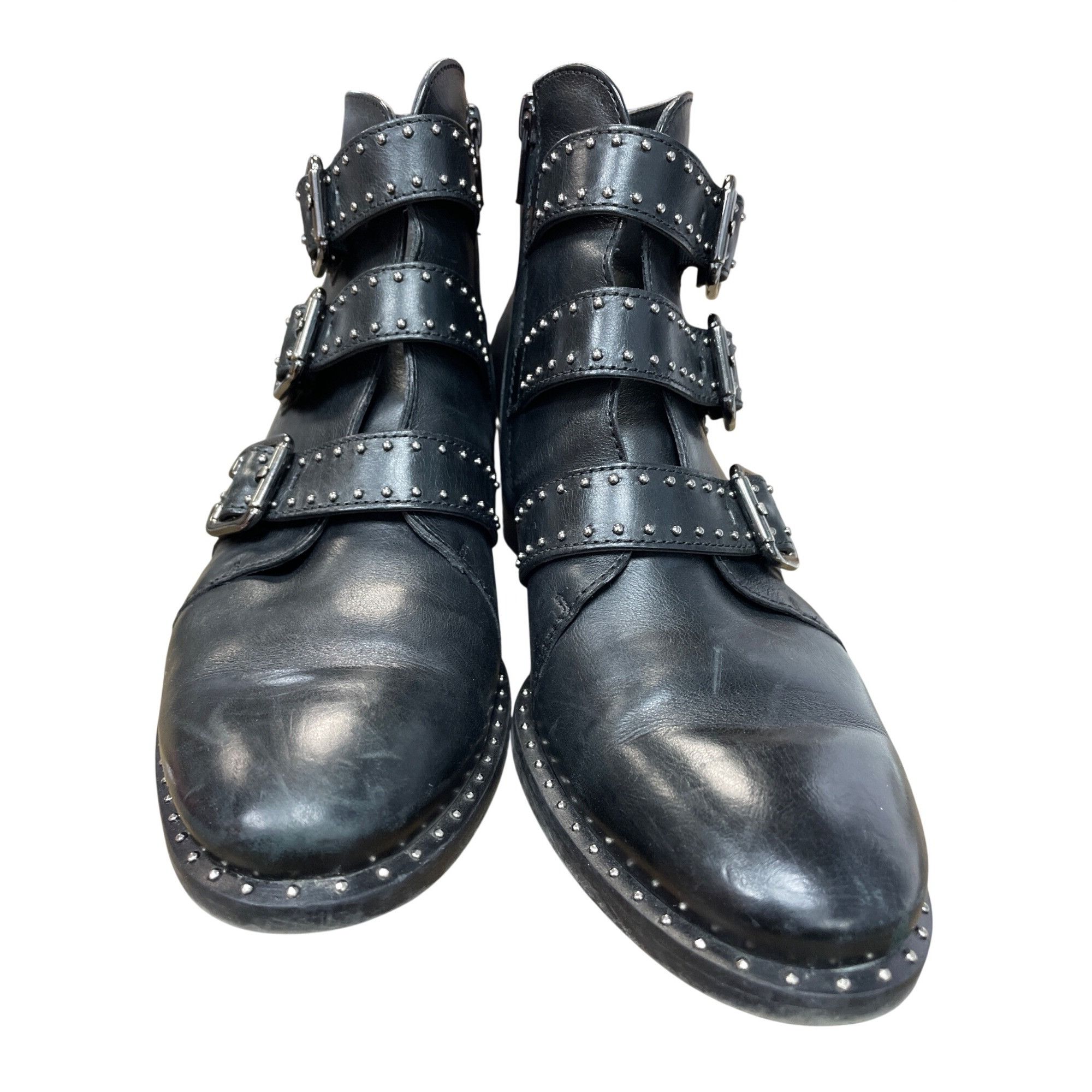 Other Paul Green Womans Black leather studed moto ankle boots sz 5 Size US 5.5 / IT 35.5 - 10 Thumbnail