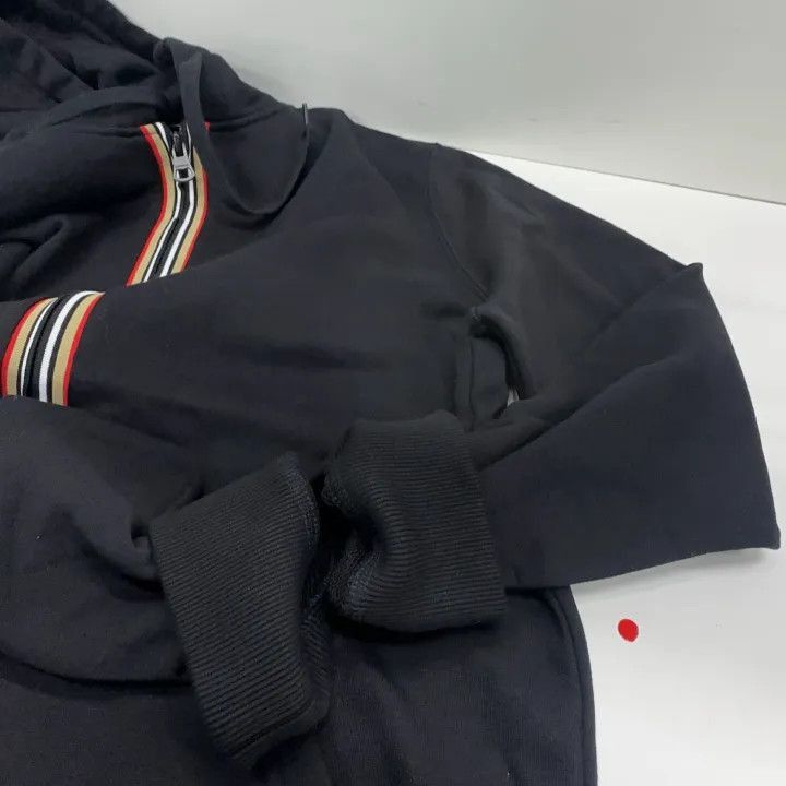 Burberry Burberry Burberry Striped Hoodie for Men in Black-2507 Size US M / EU 48-50 / 2 - 8 Thumbnail