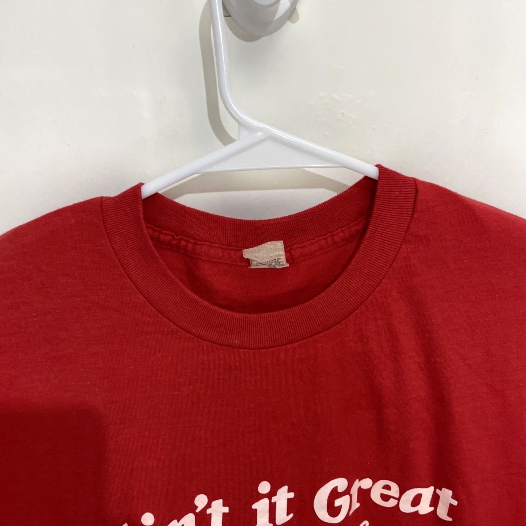Vintage VINTAGE GM General Motors T Shirt Back In Plant 8 Red Large Single Stitch USA Shirt Men 1990s 90s Cars USA Brand Screen Stars Size US L / EU 52-54 / 3 - 3 Thumbnail
