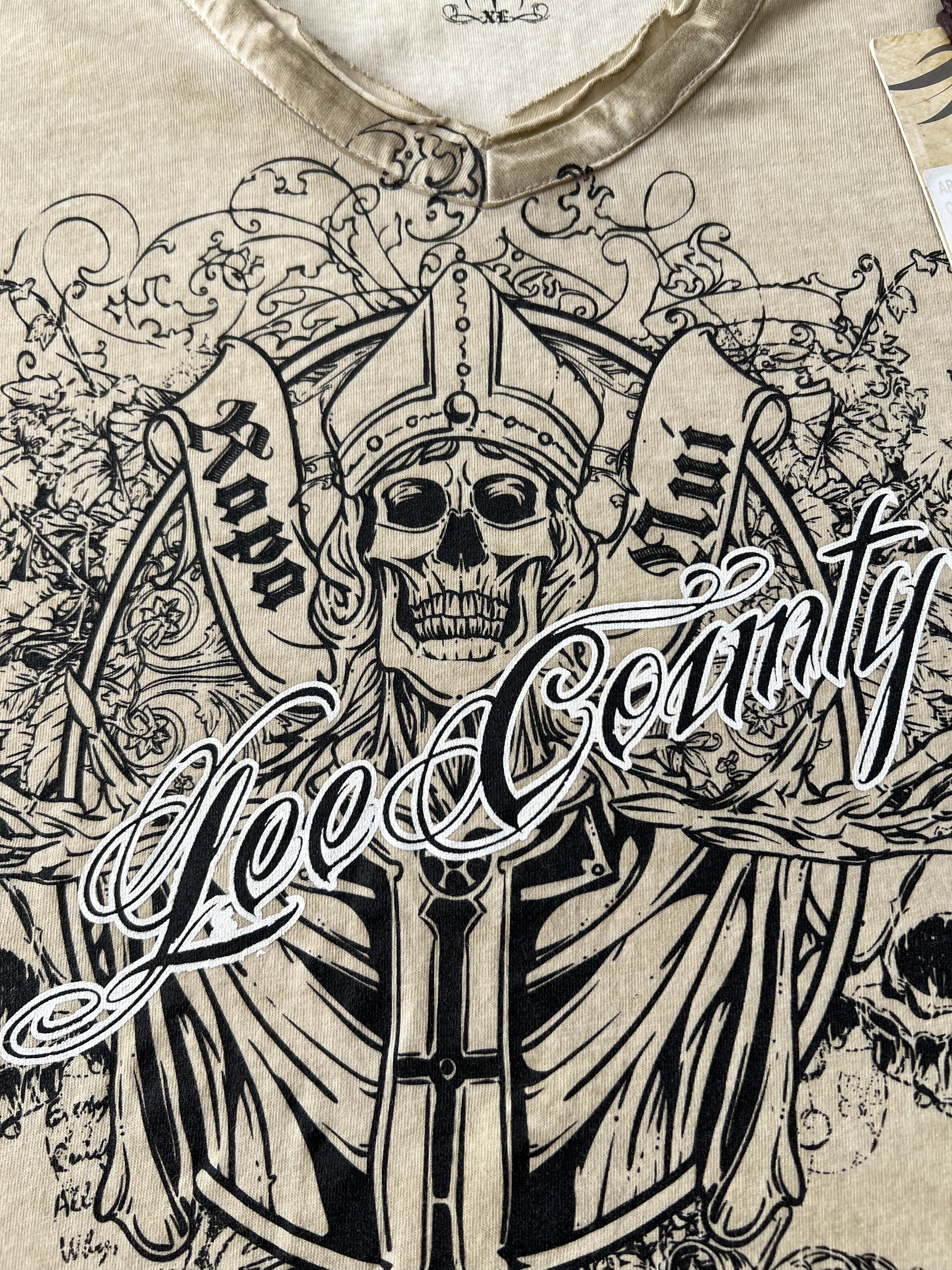 Affliction Affliction Style Rapa Nui Eagle Skull Y2K T-shirt Size US XL / EU 56 / 4 - 4 Thumbnail