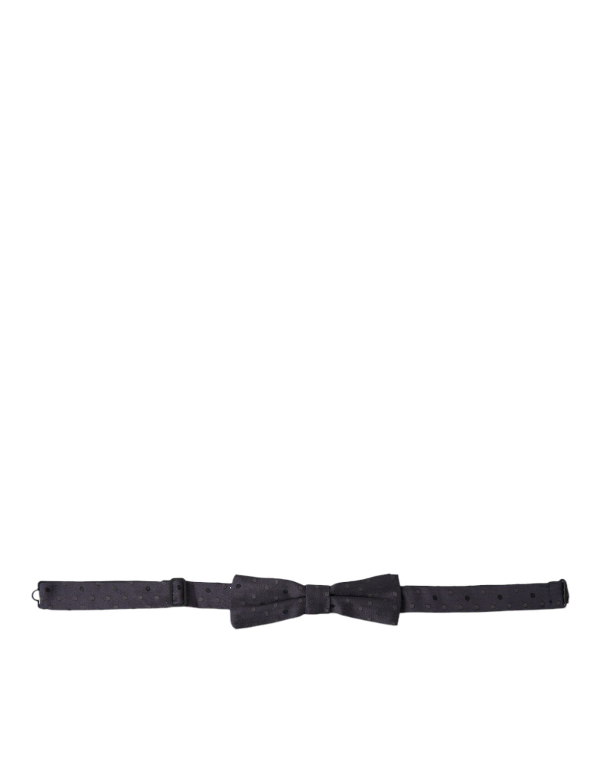 Dolce & Gabbana Elegant Silk Polka Dot Bow Men's Tie Size ONE SIZE - 1 Thumbnail