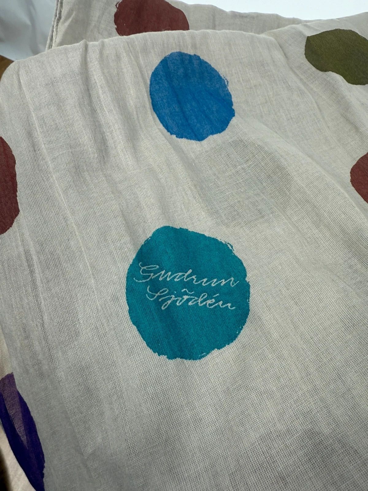 Gudrun Sjoden Gudrun Sjoden Cotton Printed Shawl Scarf Size ONE SIZE - 5 Thumbnail