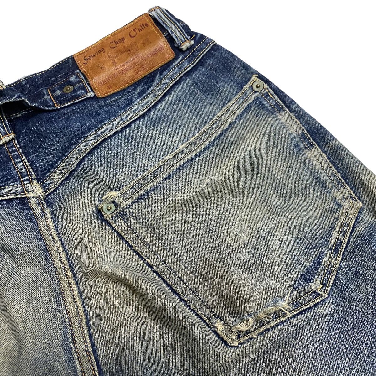 Japanese Brand Sewing Chop O'alls selvedge distressed denim Size US 30 / EU 46 - 14 Thumbnail